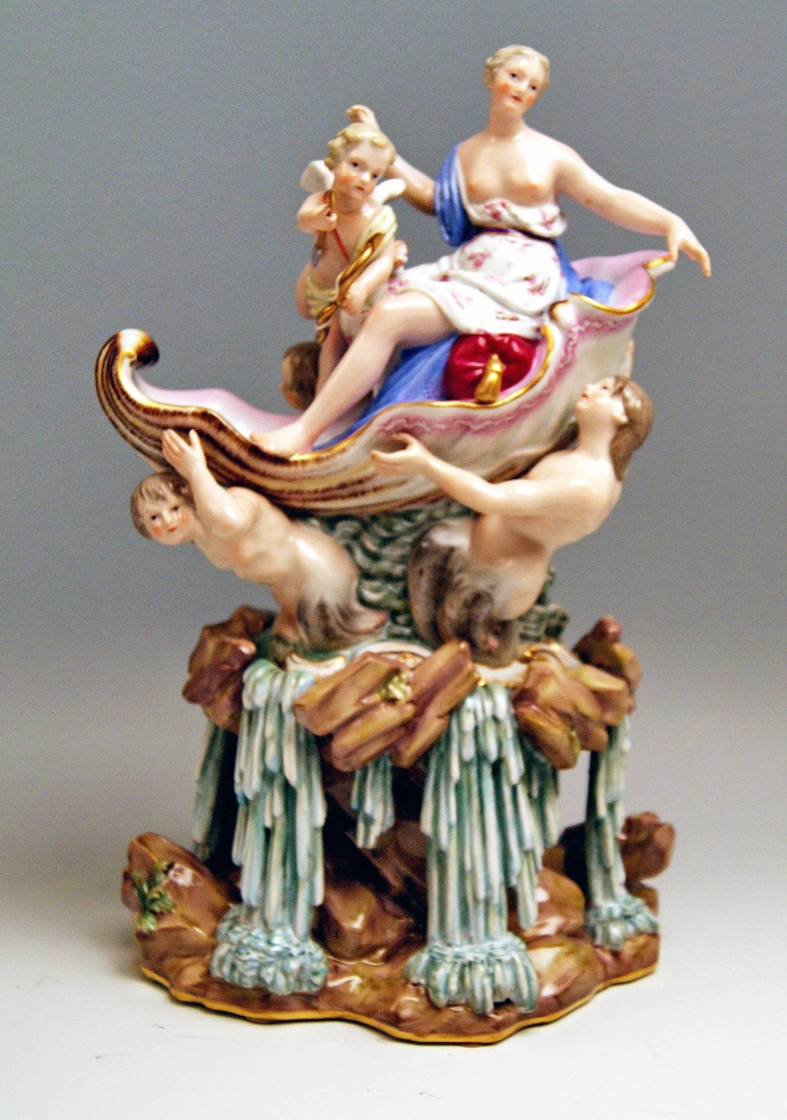 Meissen Triumph of Venus Model 127 Kaendler Kändler Johann Joachim made c. 1860 In Excellent Condition In Vienna, AT