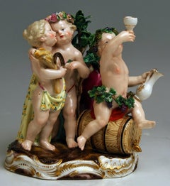Meissen the Four Seasons Model 1068 Johann Joachim Kaendler Made circa 1850-1860
