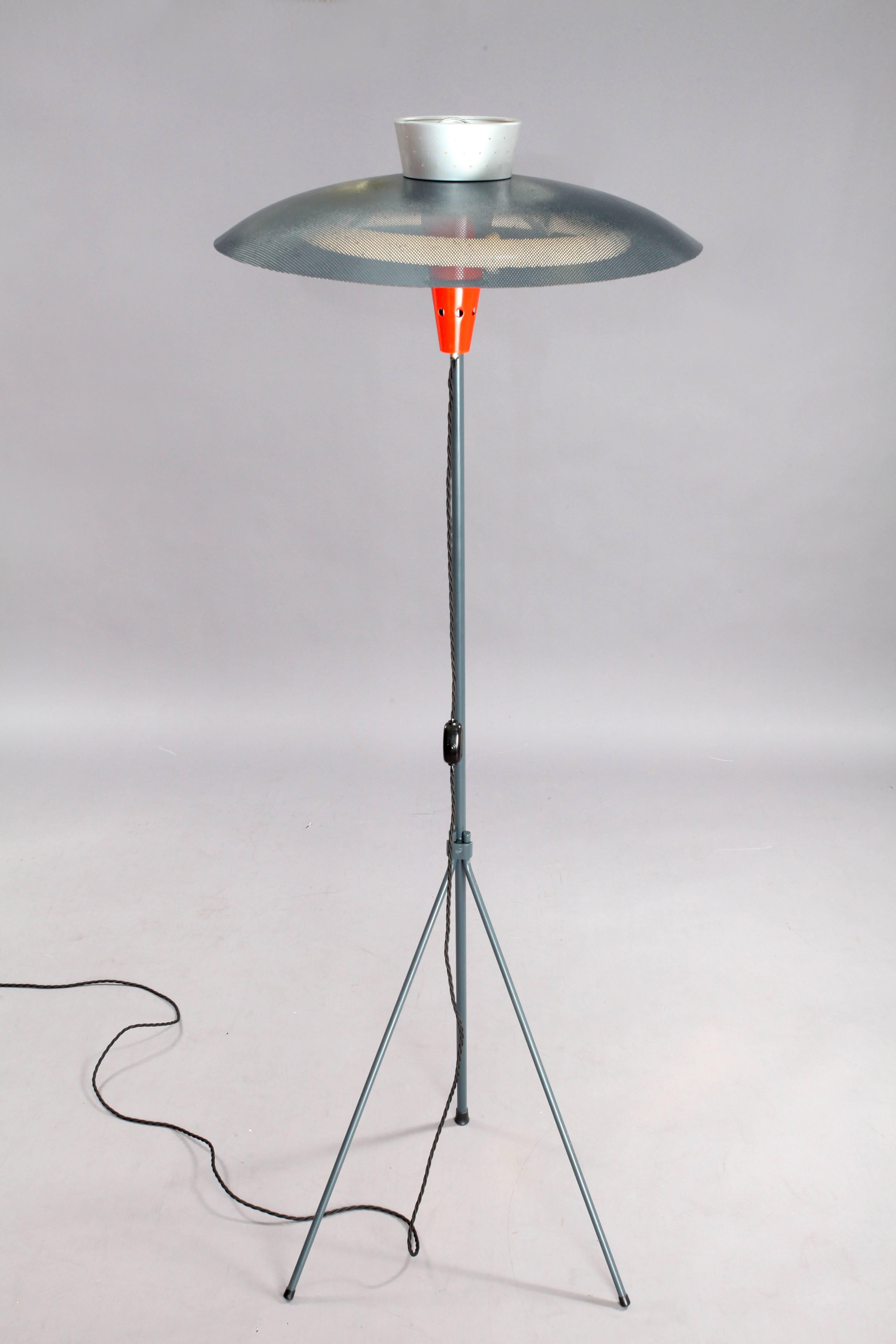 Mid-Century Modern Louis Kalff NX 38 Floor Lamp for Phillipps, 1957
