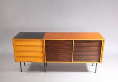 Charming Vienna Rosewood Modernist Sideboard, 1950