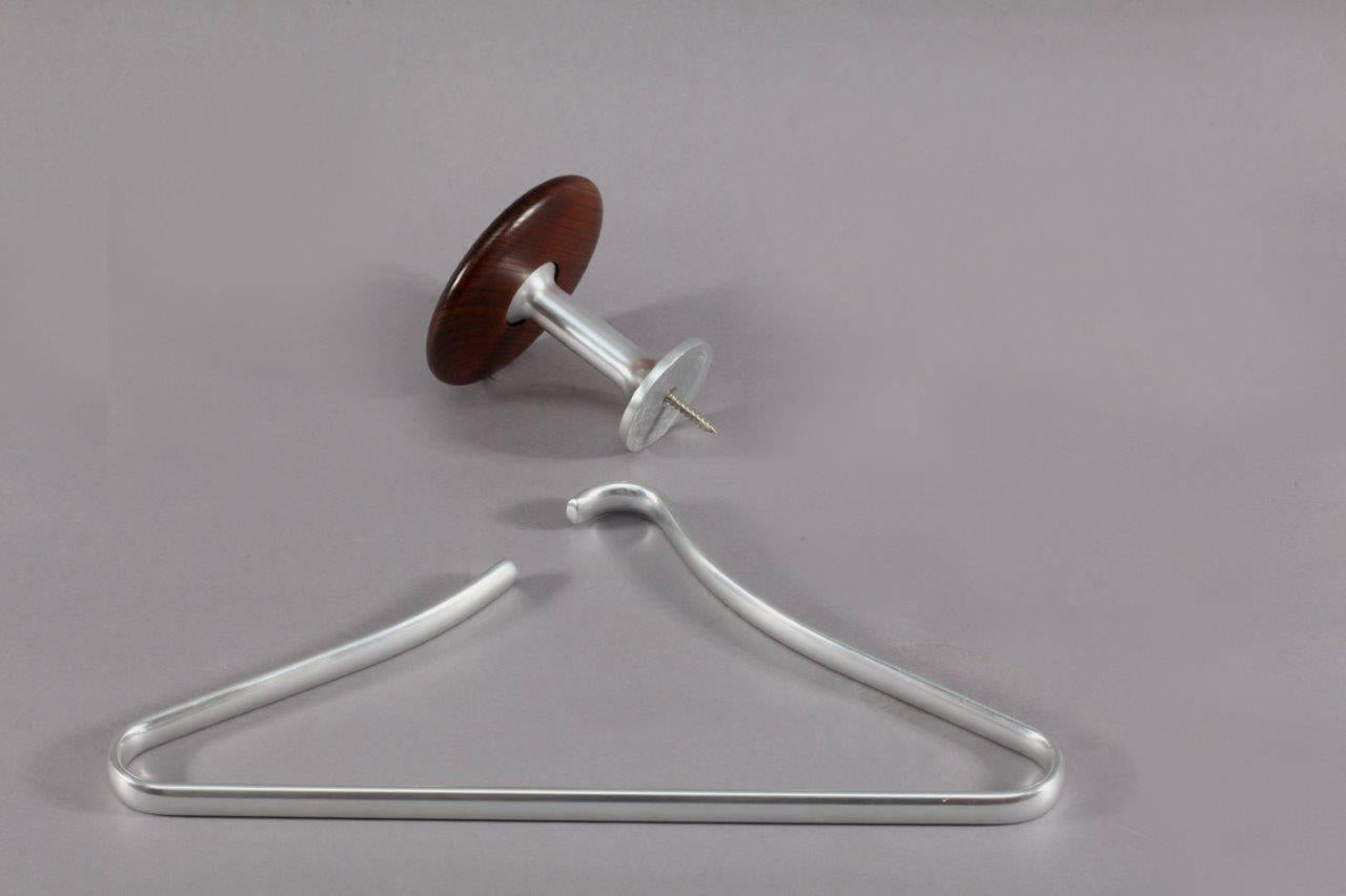 Mid-Century Modern Three Charming Coat Hanger Design by Carl Auböck, Vienna, 1960