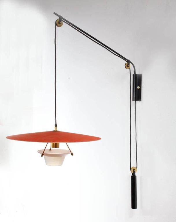 Mid century swing arm wall cheap lamp