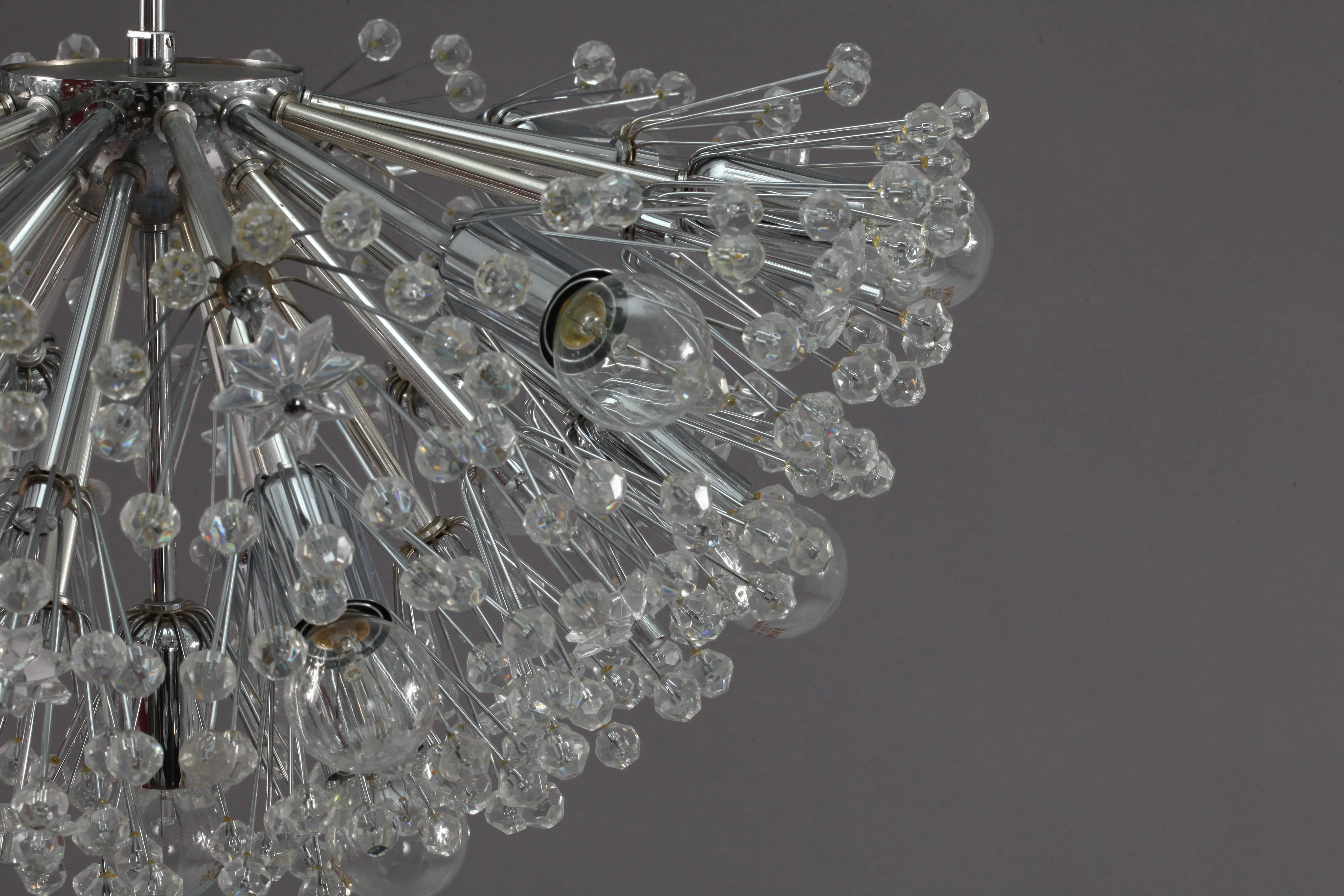 Mid-Century Modern Charming Snowball Ceiling Flush Mount, Emil Stejnar, Vienna, 1950