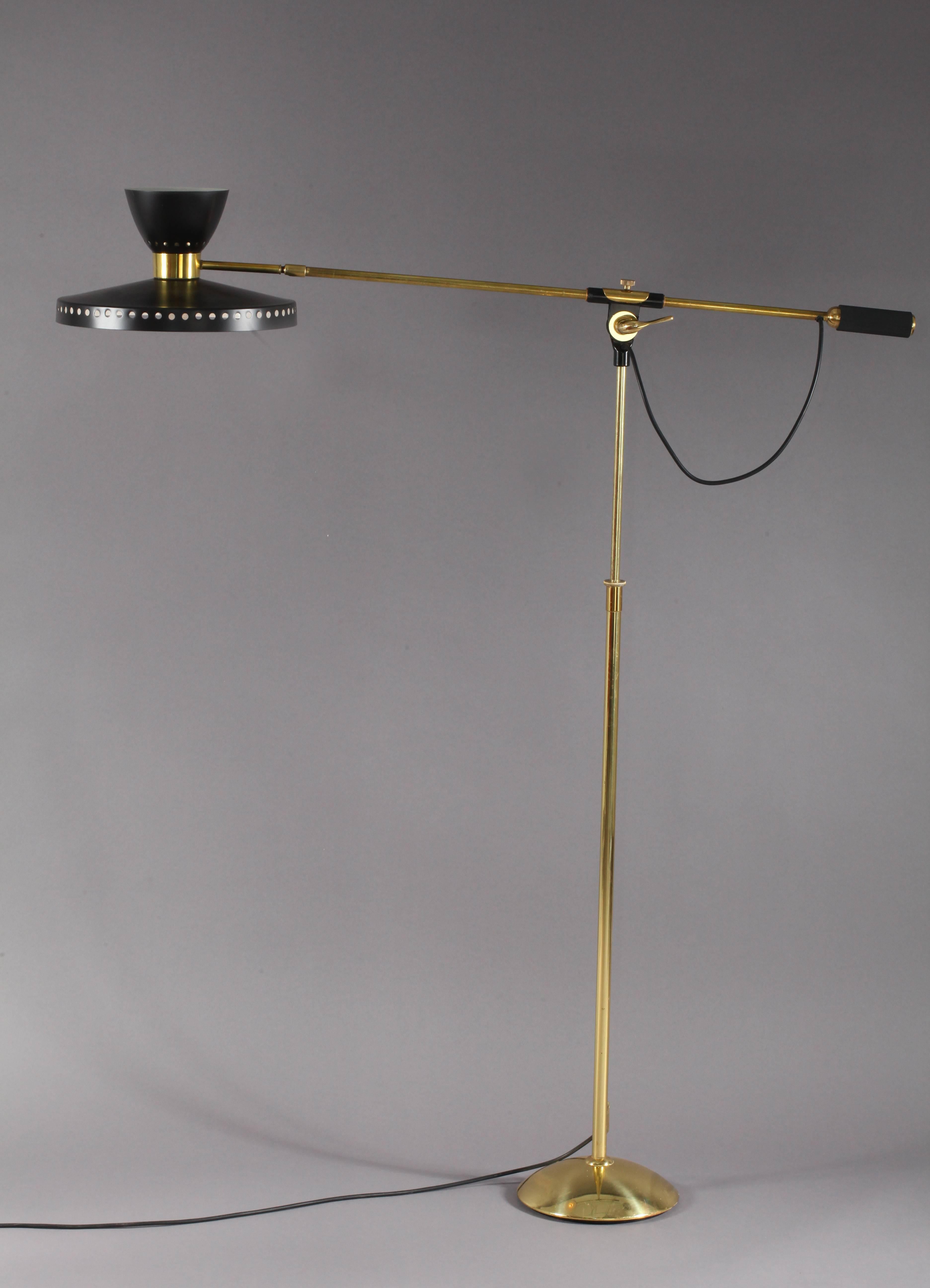 French Charming France Floor Lamp, Paris 1950