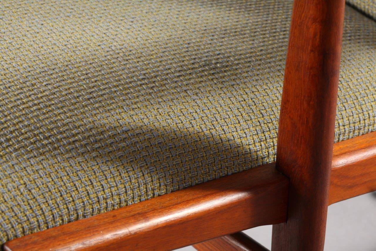 20th Century Rare Danish Teakwood Rocking Chair Holger Georg Jensen, 1950