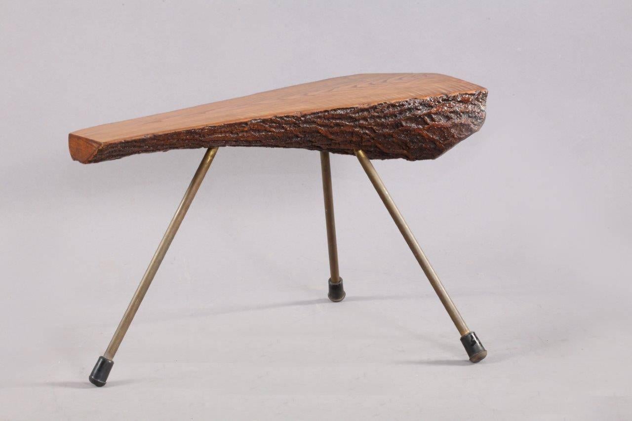 20th Century Small Side or Tree Trunk Table, Vienna, 1950