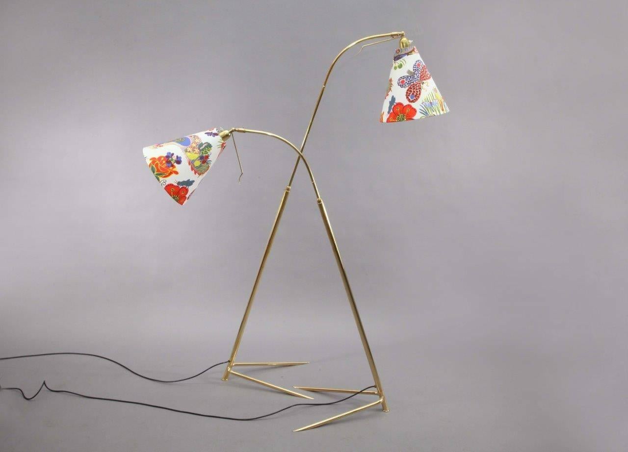 Pair of Italian Floor Lamps by Arredoluce, Italy, 1950 In Excellent Condition In Vienna, Vienna