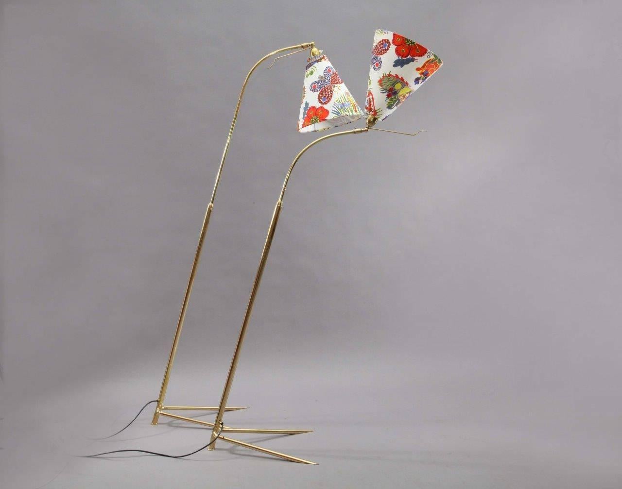 Pair of Italian Floor Lamps by Arredoluce, Italy, 1950 1