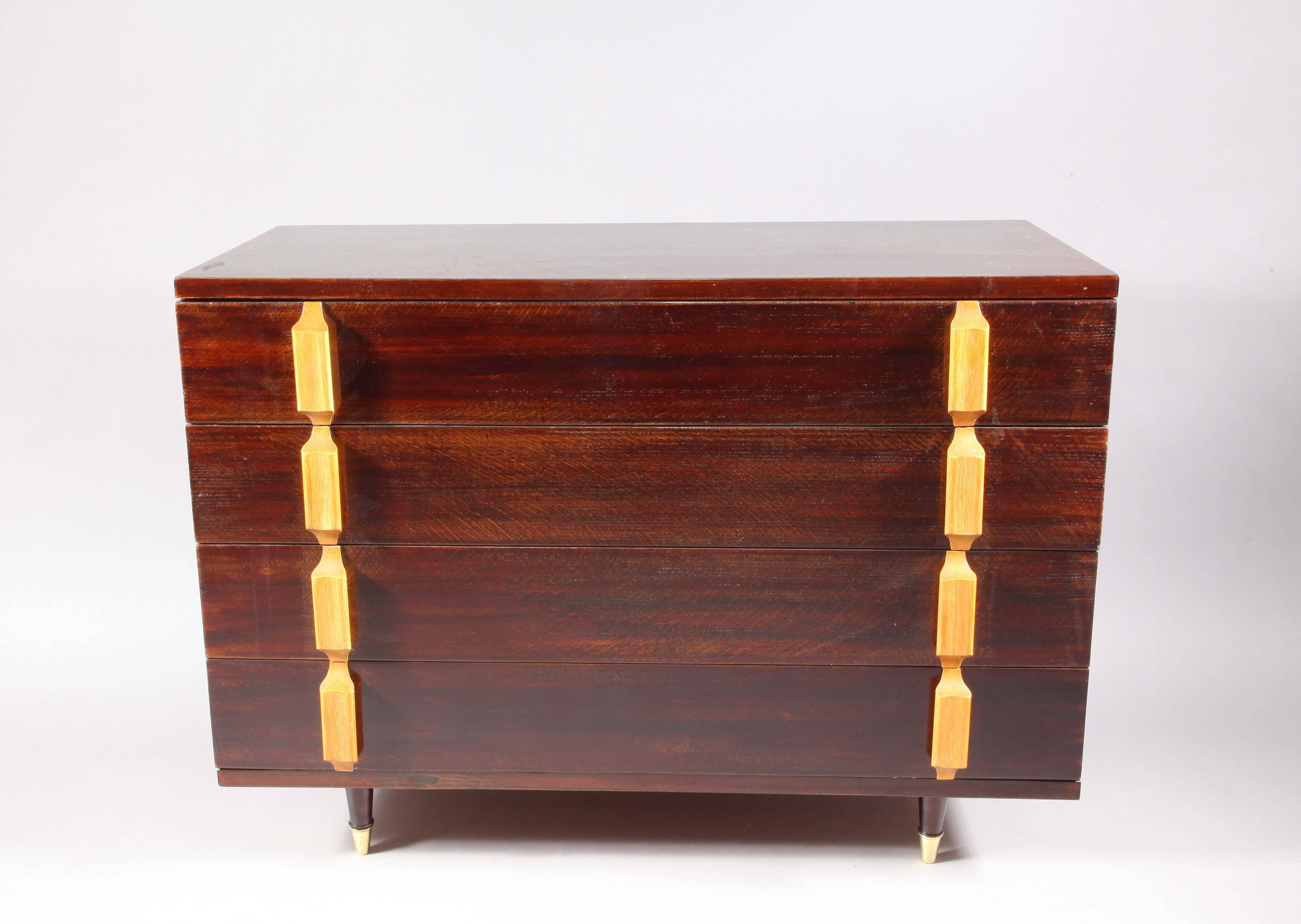 Mid-Century Modern Mid-Century Four-Drawer Commode, Italy, 1950