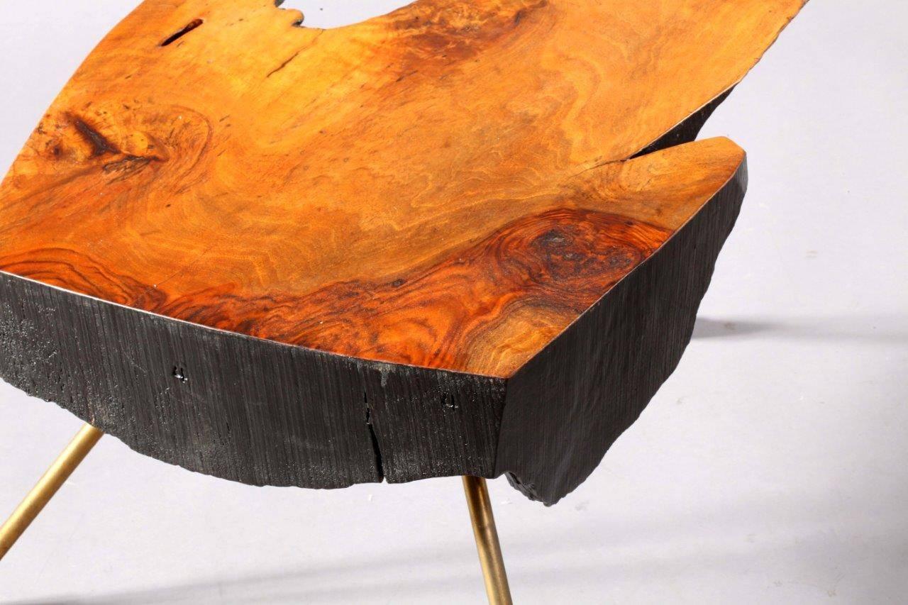 Mid-Century Modern Tree Trunk Table in the style of Carl Auböck