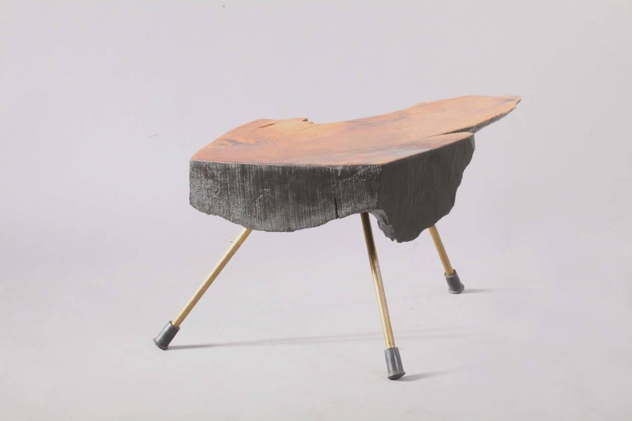 Tree Trunk Table in the style of Carl Auböck In Excellent Condition In Vienna, Vienna