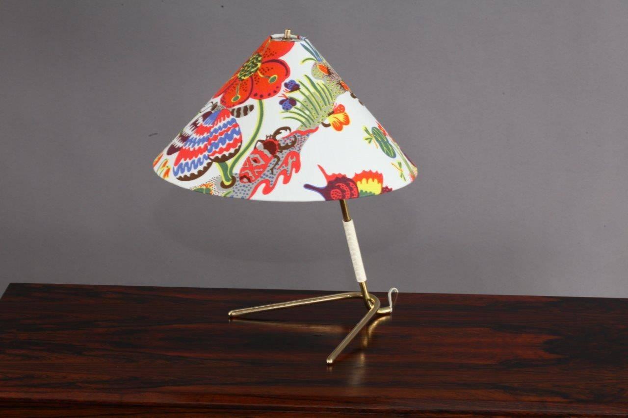 Mid-Century Modern Table Lamp by J.T. Kalmar, Vienna, 1950