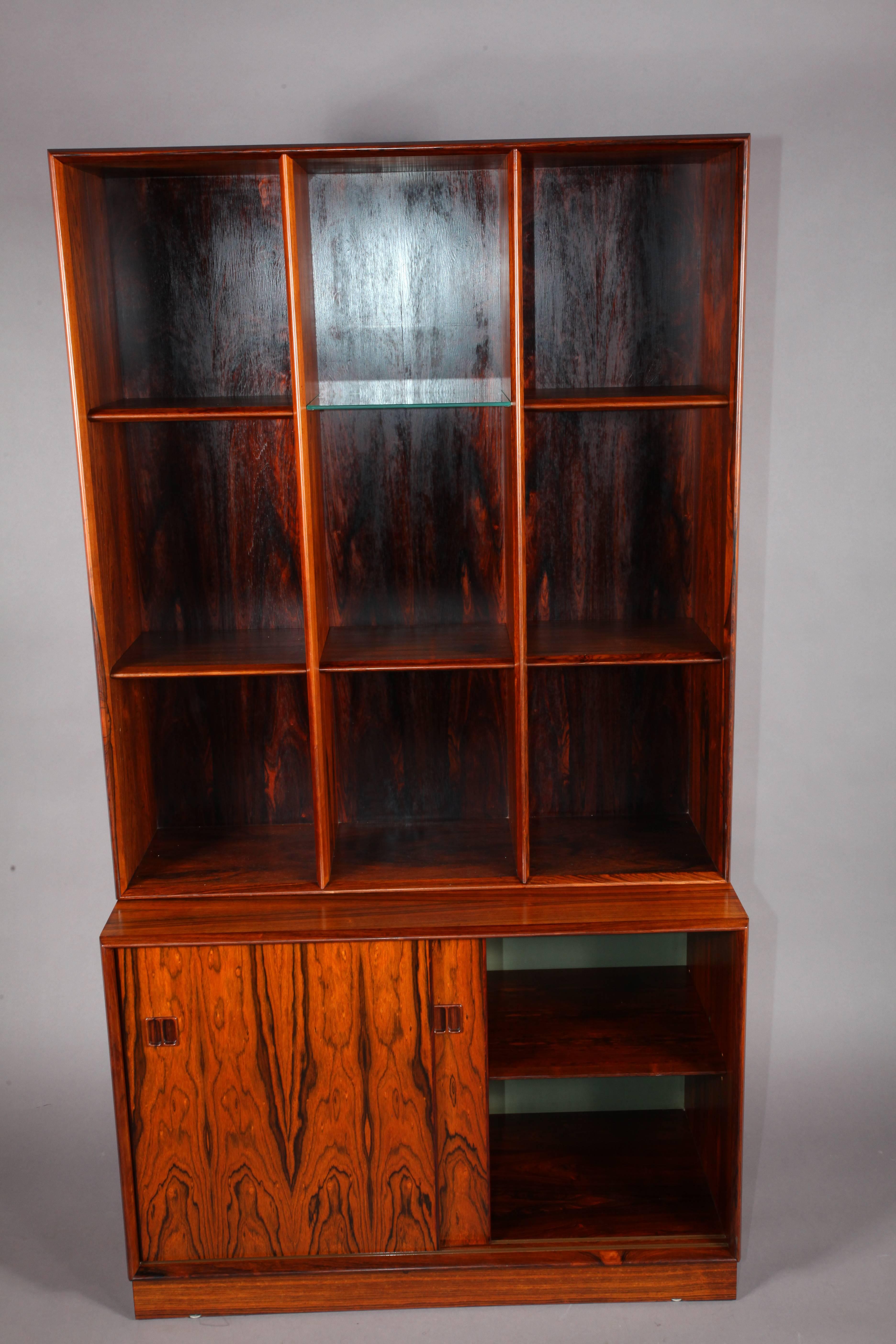 Danish Midcentury Rosewood Wall Unit Manufacture Dyrlund, Denmark