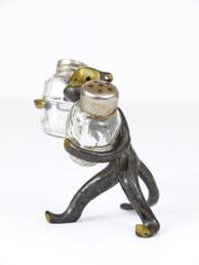 Walter Bosse Monkey Salt and Pepper Shaker Set, Hertha Baller, Austria, 1950s
