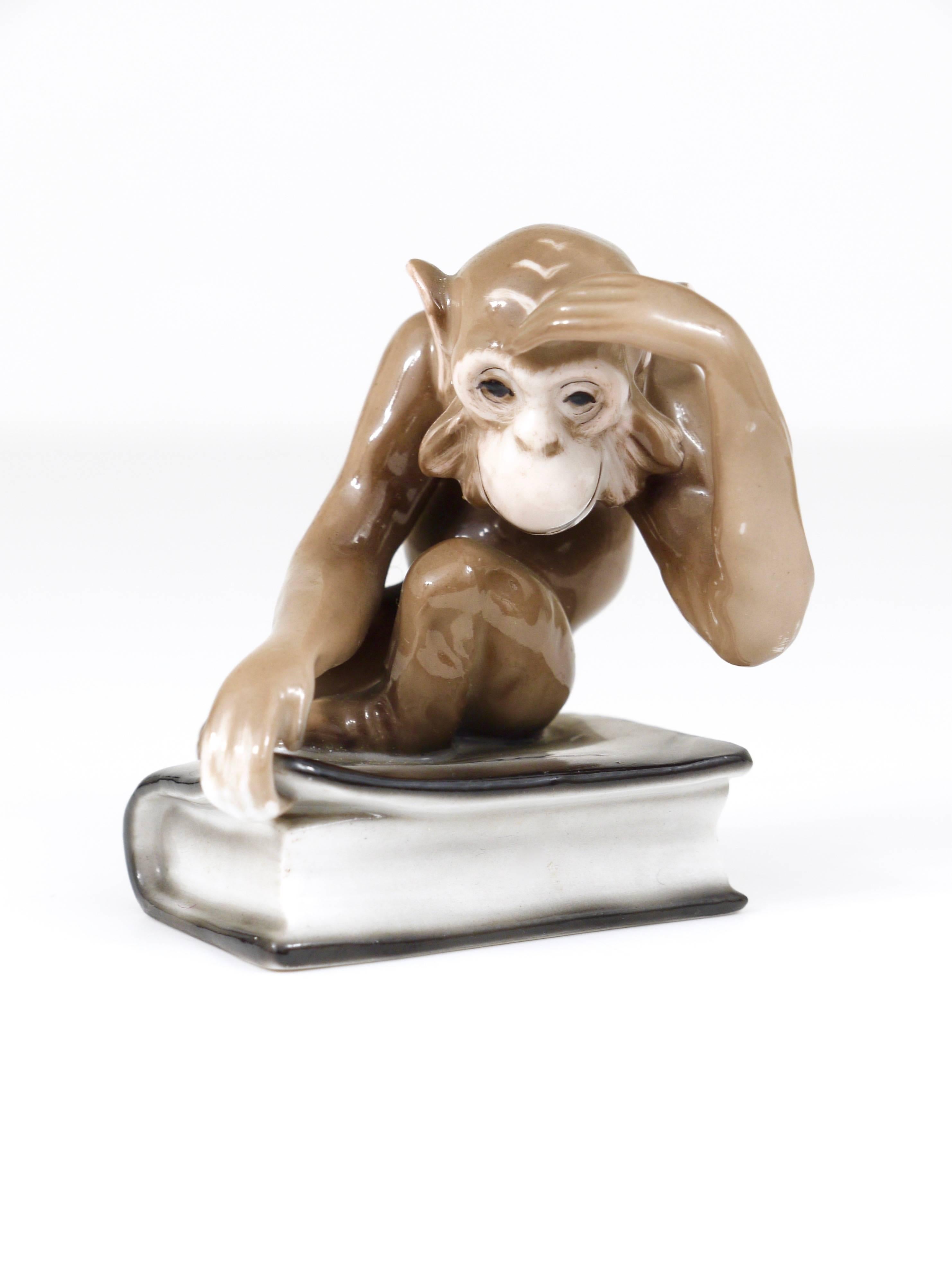 porcelain monkey figurines