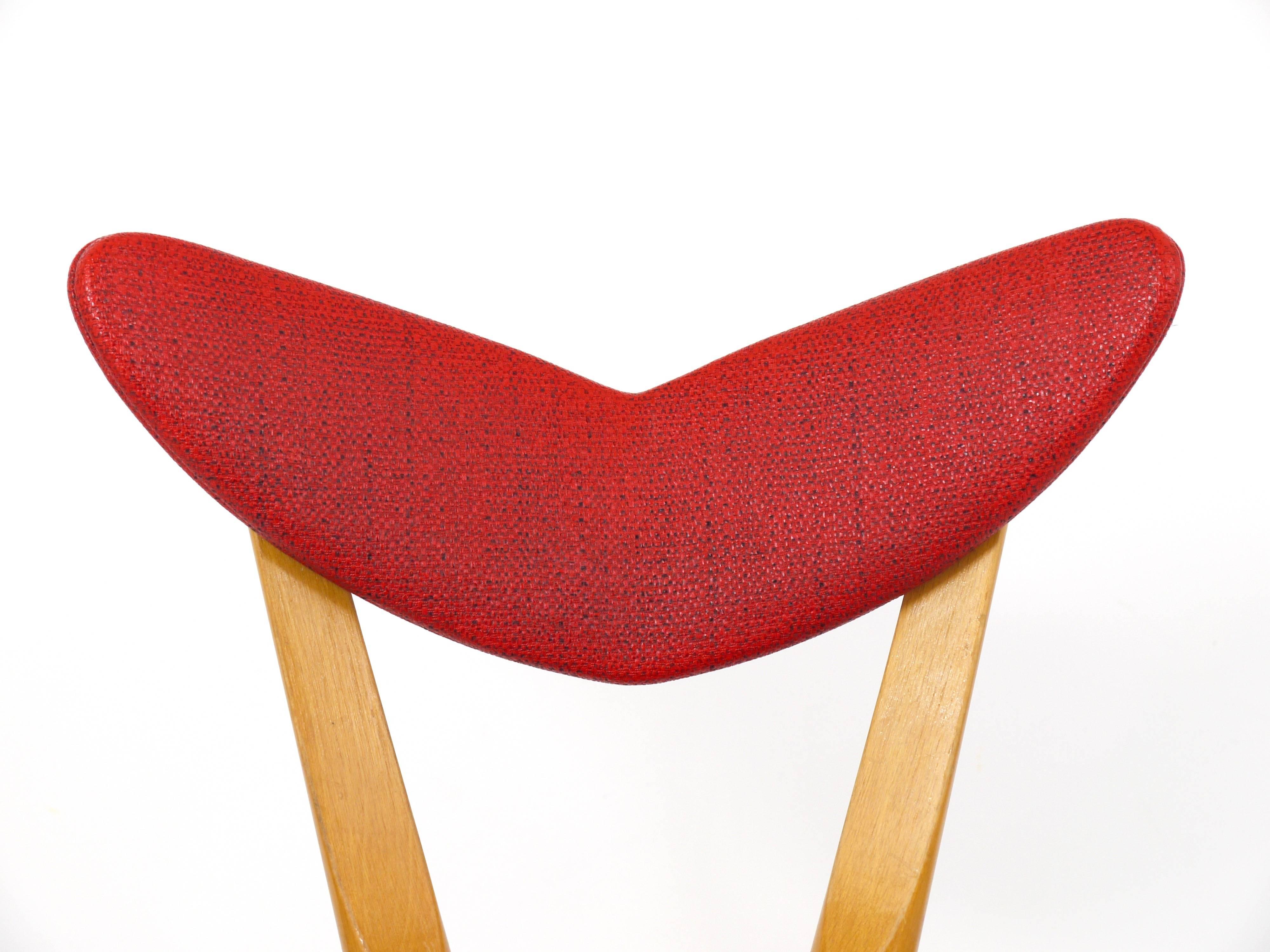 Rotes Herz Moderner Stuhl für Kinder aus der Mitte des Jahrhunderts,  Österreich, 1950er Jahre (Moderne der Mitte des Jahrhunderts) im Angebot