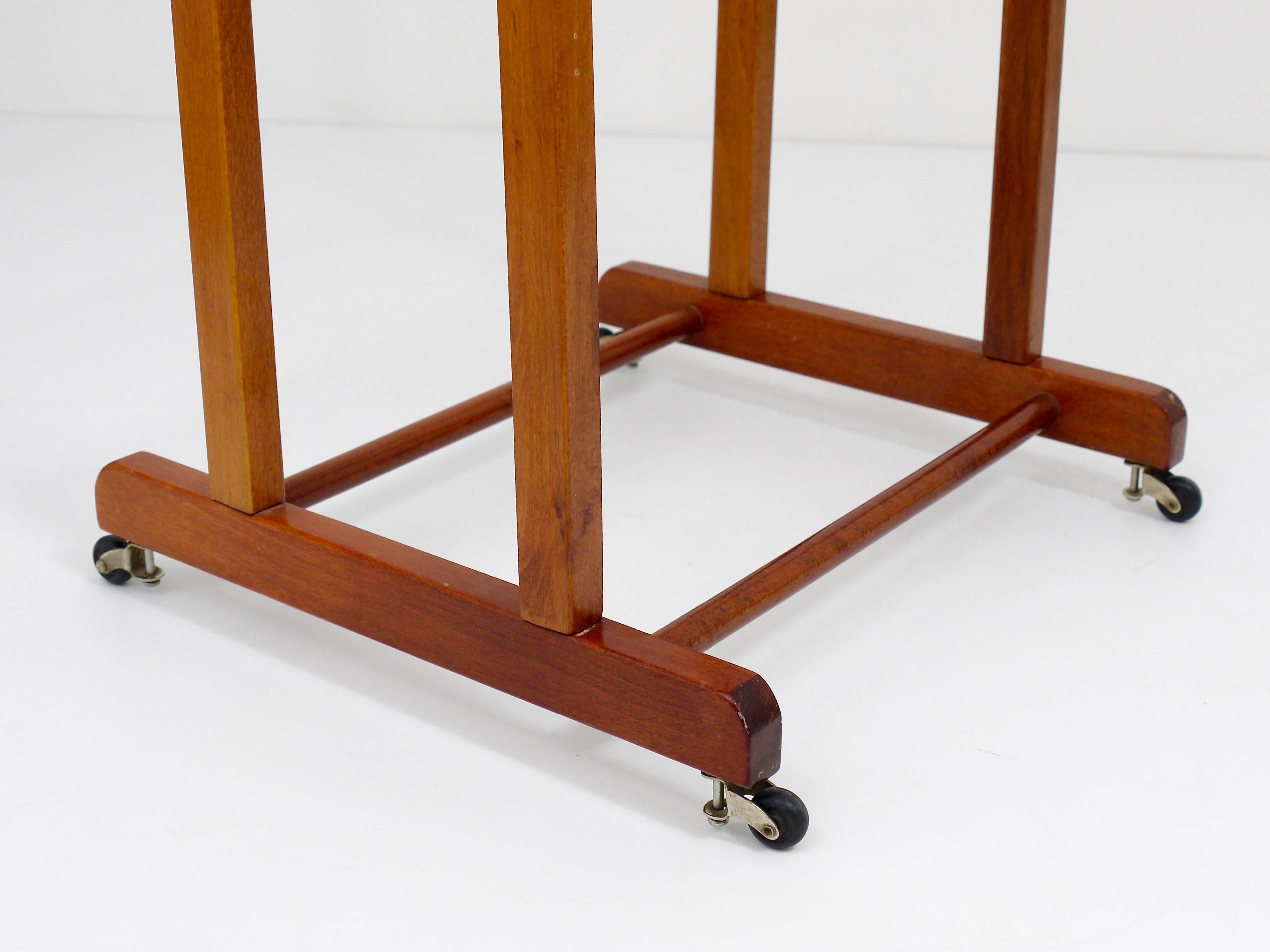 Wood Ico Parisi Modernist Valet Stand by Fratelli Reguitti, 1950s