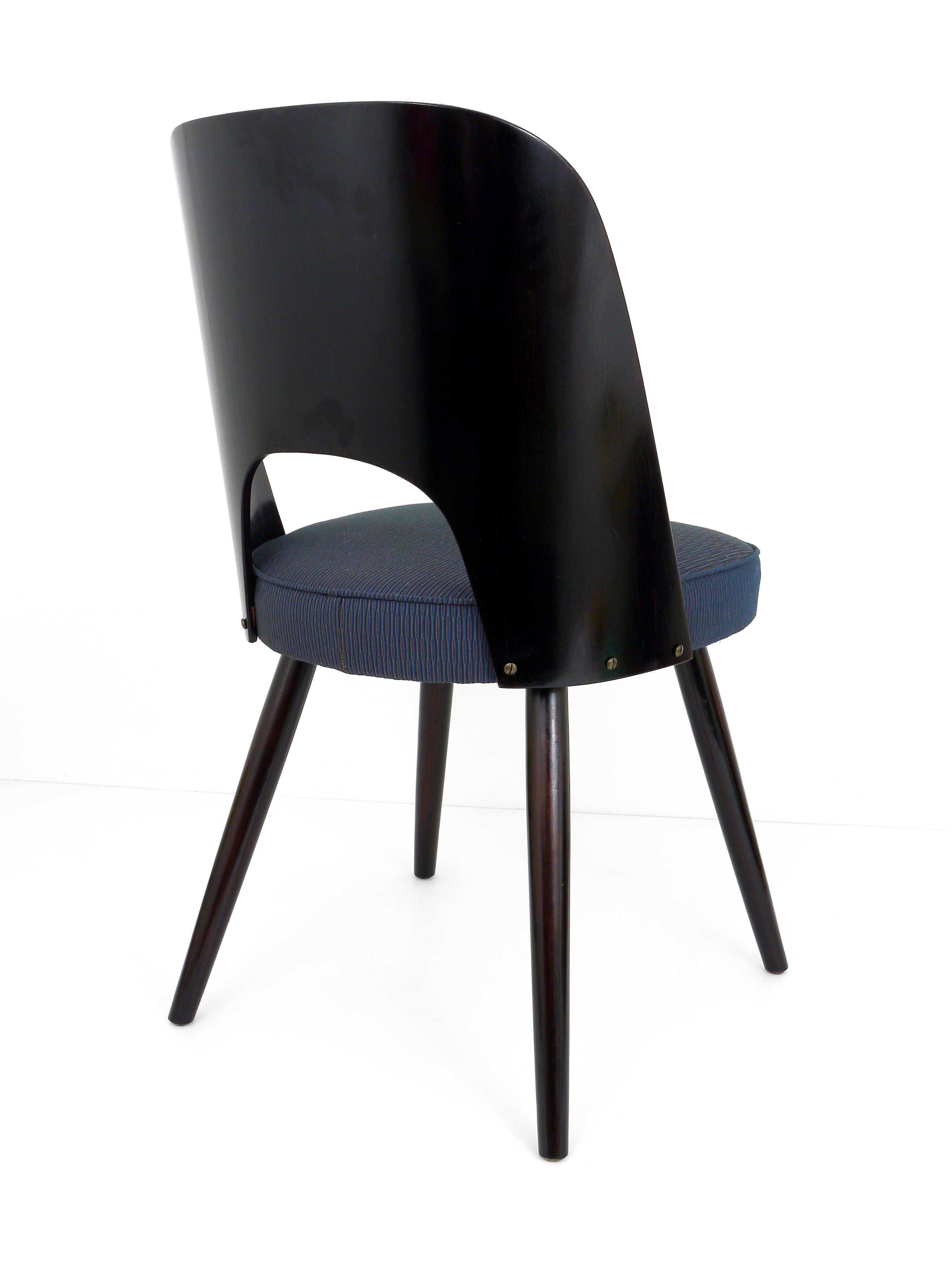Mid-Century Modern Set of Six Modernist Dining Chairs by Oswald Haerdtl, Ton, 1950s