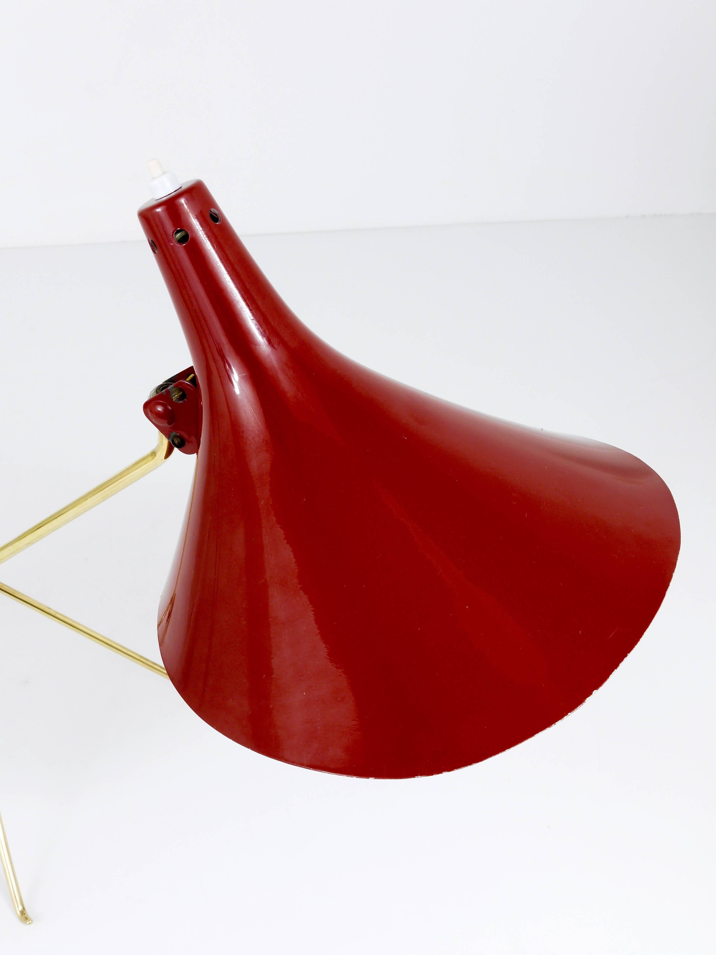 Adjustable Modernist Table Lamp Golf by Rupert Nikoll, Austria, 1950s 1