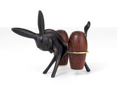 Walter Bosse Donkey Salt and Pepper Shaker Set, Hertha Baller, Austria, 1950s