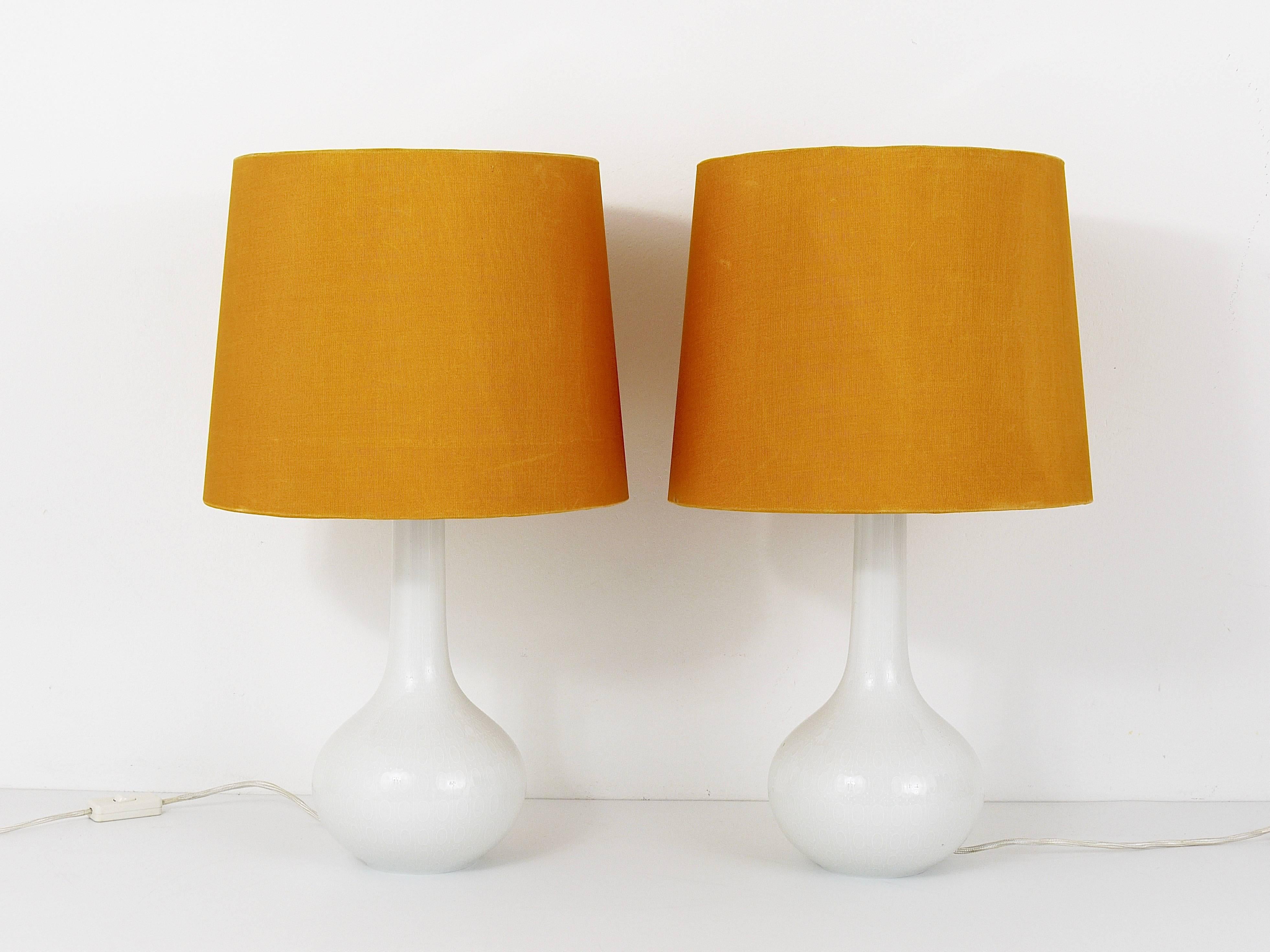 20th Century Pair of Mid-Century Porcelain Side Lamps by Rosenthal, Germany, 1960s