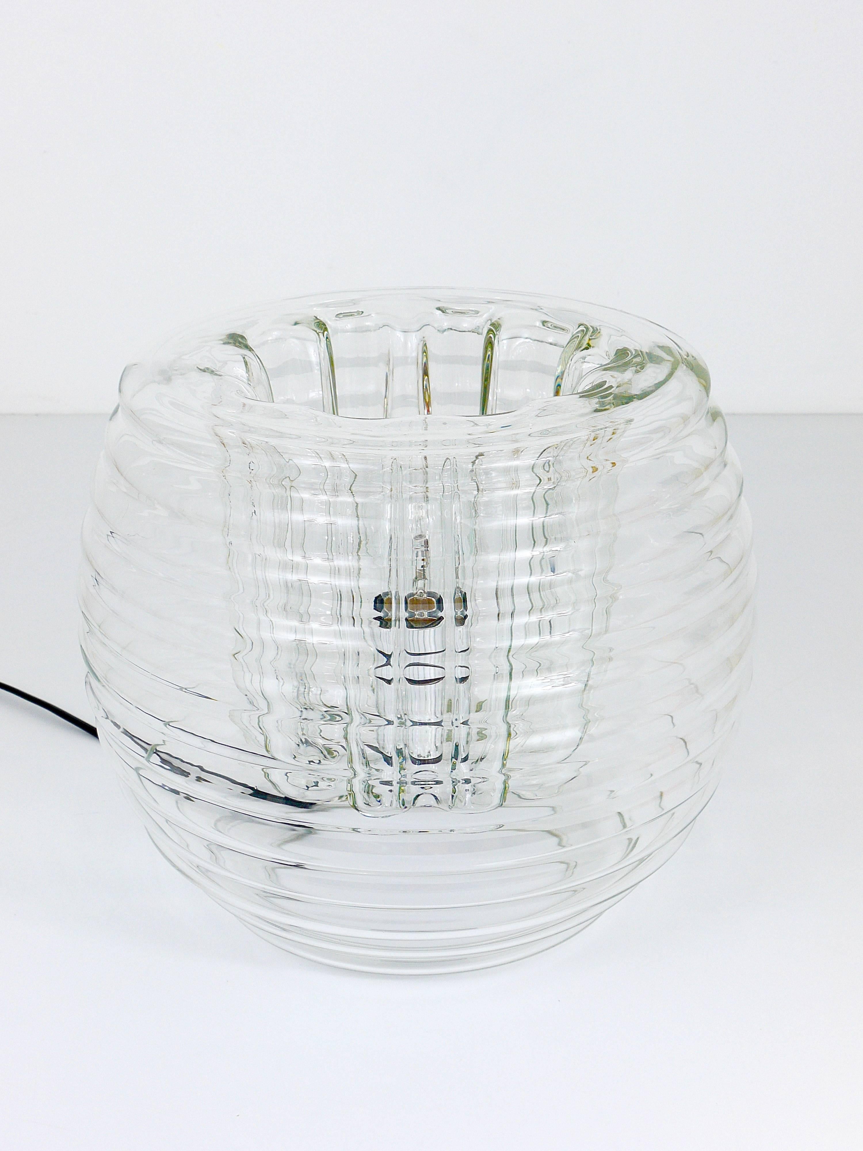 Beistell- oder Tischlampen aus Biomorph-Glas von Koch & Lowy von Peill & Putzler, Deutschland (20. Jahrhundert) im Angebot