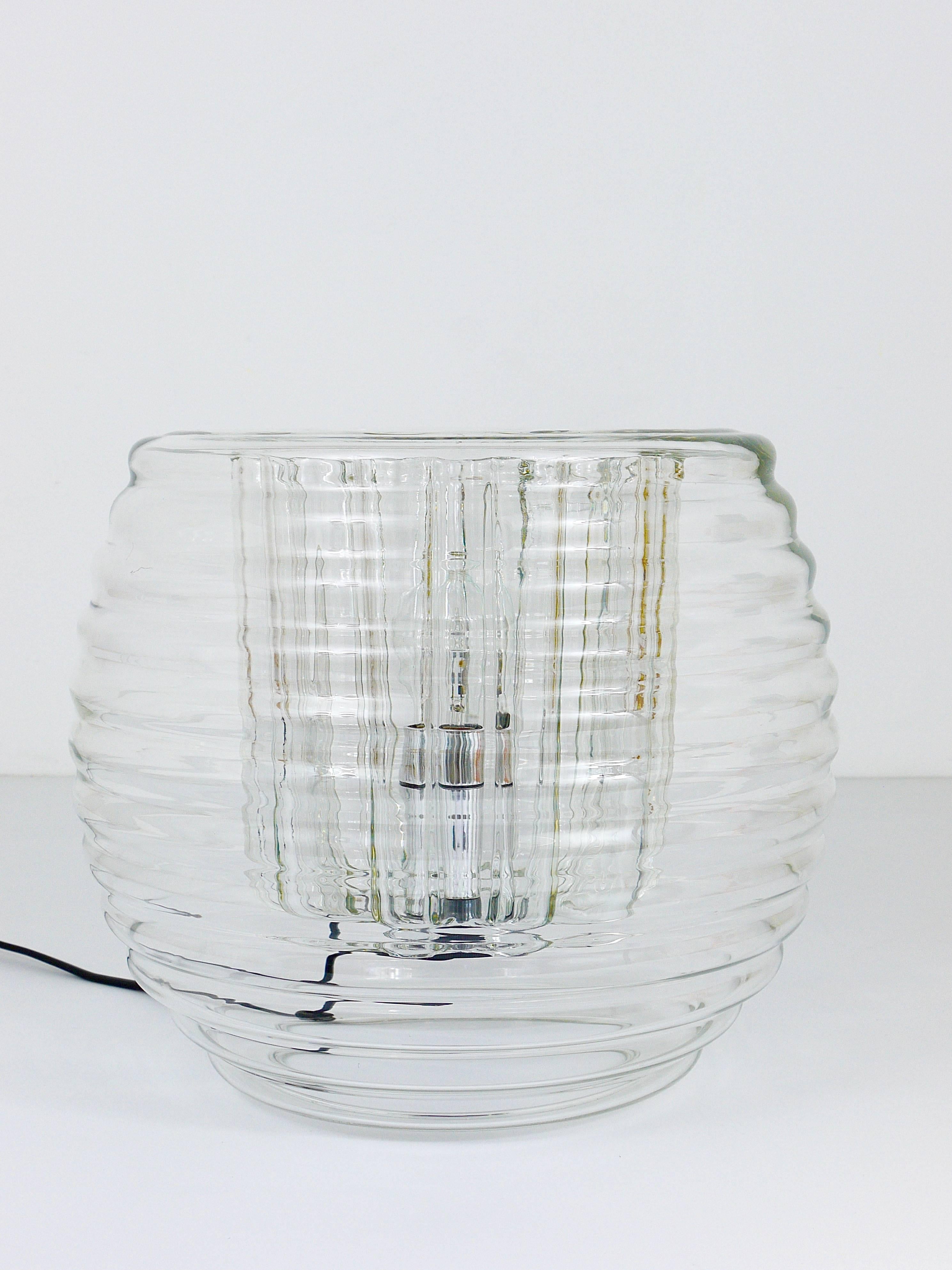 Beistell- oder Tischlampen aus Biomorph-Glas von Koch & Lowy von Peill & Putzler, Deutschland im Angebot 2