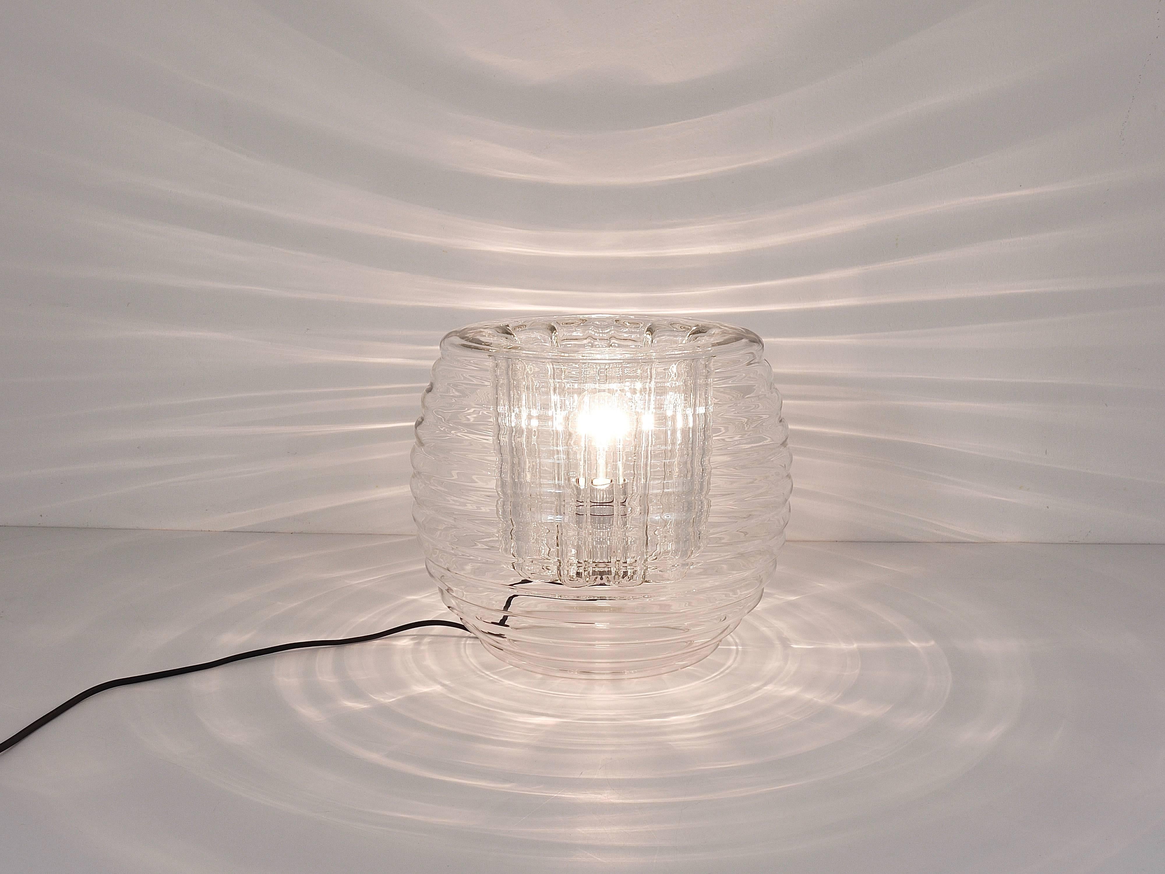 Beistell- oder Tischlampen aus Biomorph-Glas von Koch & Lowy von Peill & Putzler, Deutschland im Zustand „Gut“ im Angebot in Vienna, AT