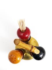 Set di condimenti per sale e pepe Menage di metà secolo, Richard Rohac, Austria, anni '50