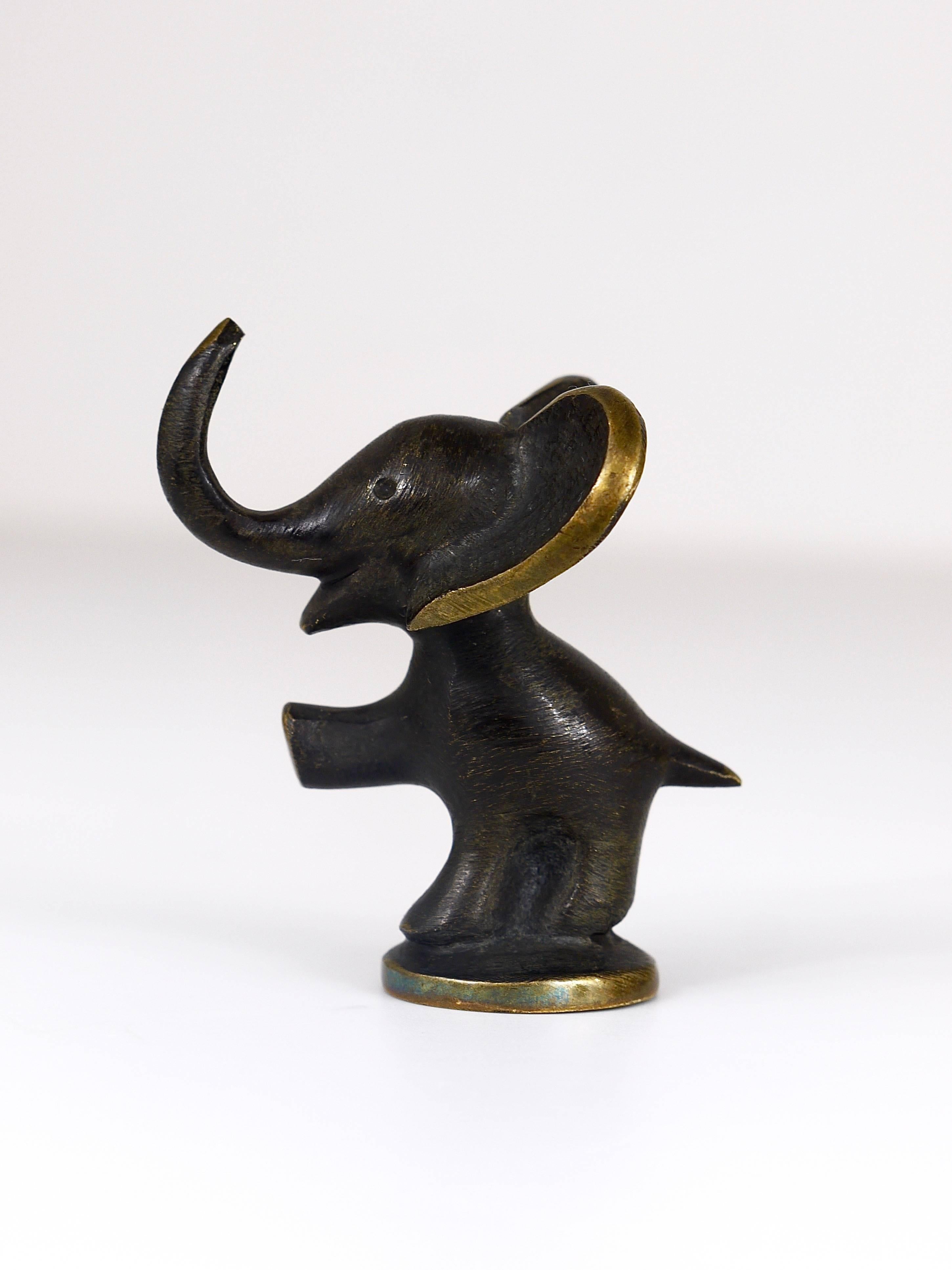 Walter Bosse Elephant Figurine, Hertha Baller, Austria, 1950s In Excellent Condition In Vienna, AT