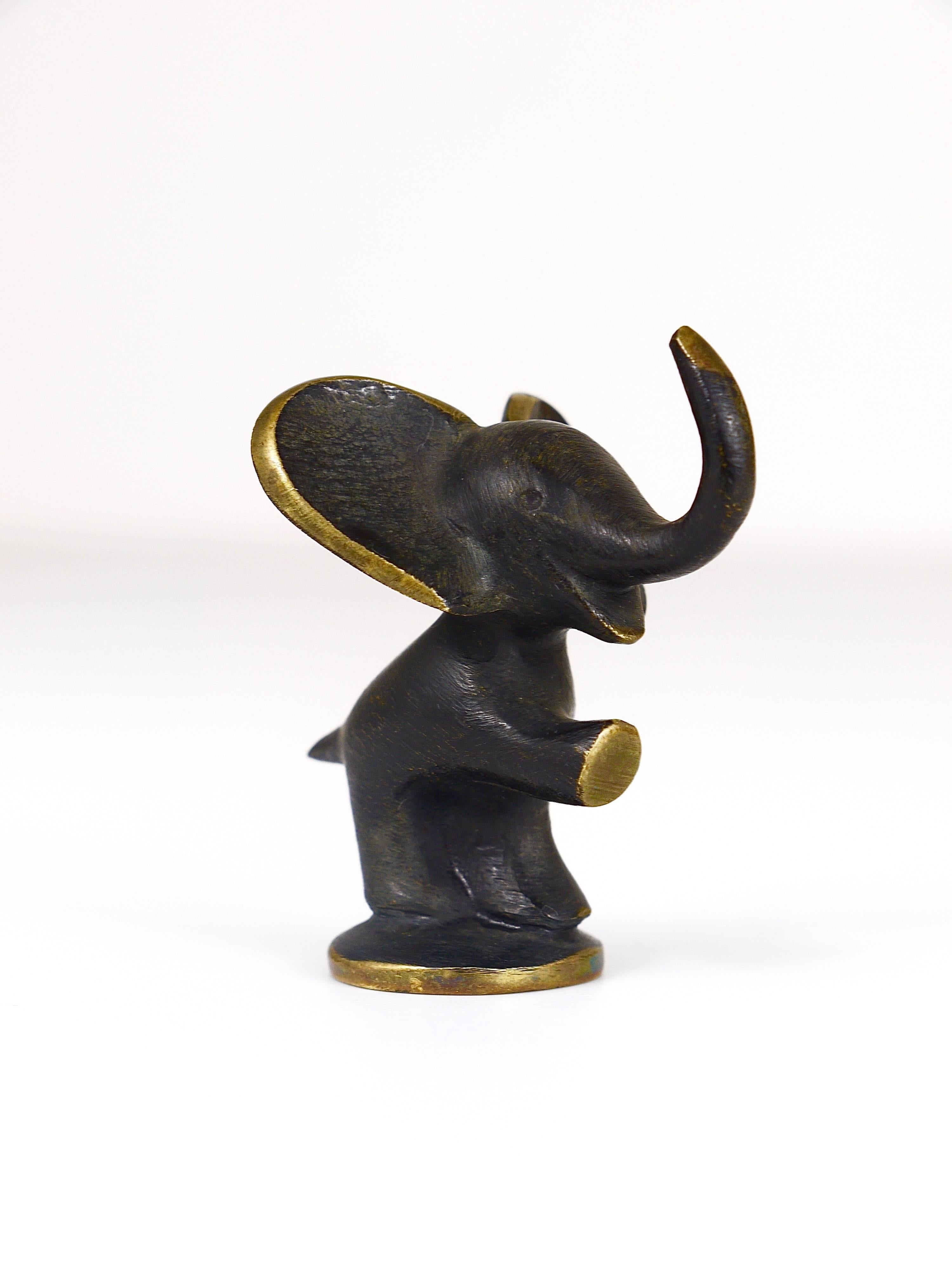 20th Century Walter Bosse Elephant Figurine, Hertha Baller, Austria, 1950s