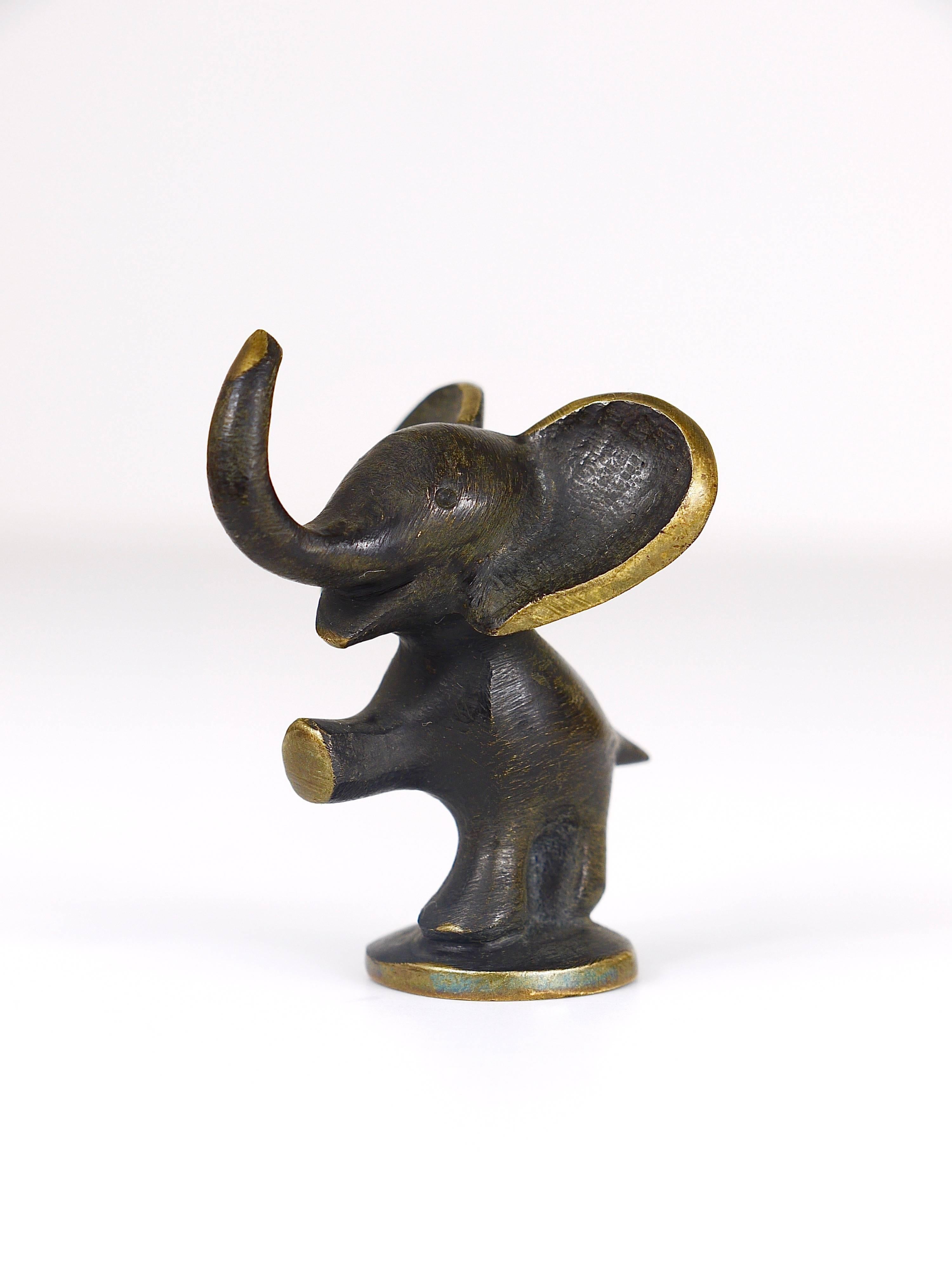 Walter Bosse Elephant Figurine, Hertha Baller, Austria, 1950s 3