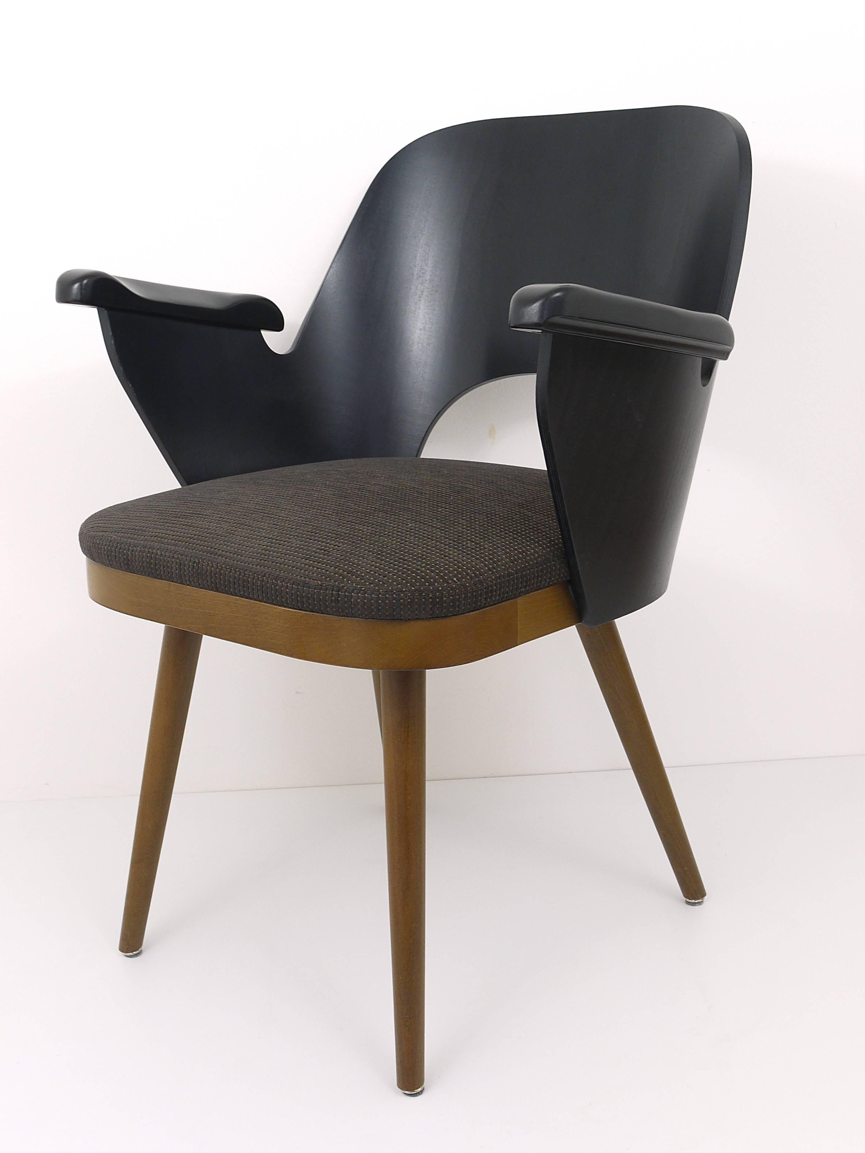 Magnifiques chaises modernistes dans le style d'Oswald Haerdtl, Backhausen, Autriche en vente 2
