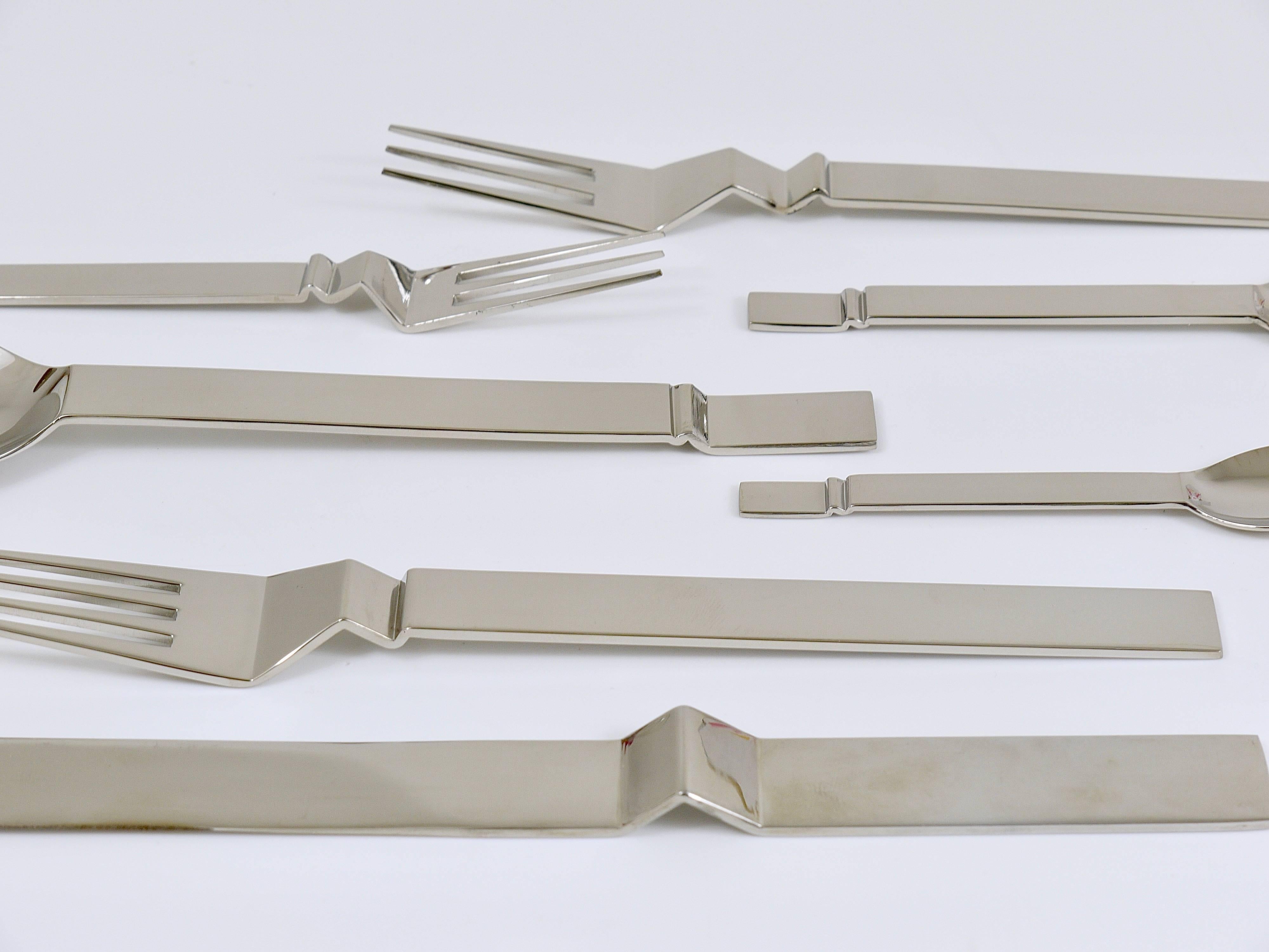 Comprehensive Flatware Cutlery by Bob Patino for Berndorf, Austria, 1990s In Excellent Condition In Vienna, AT