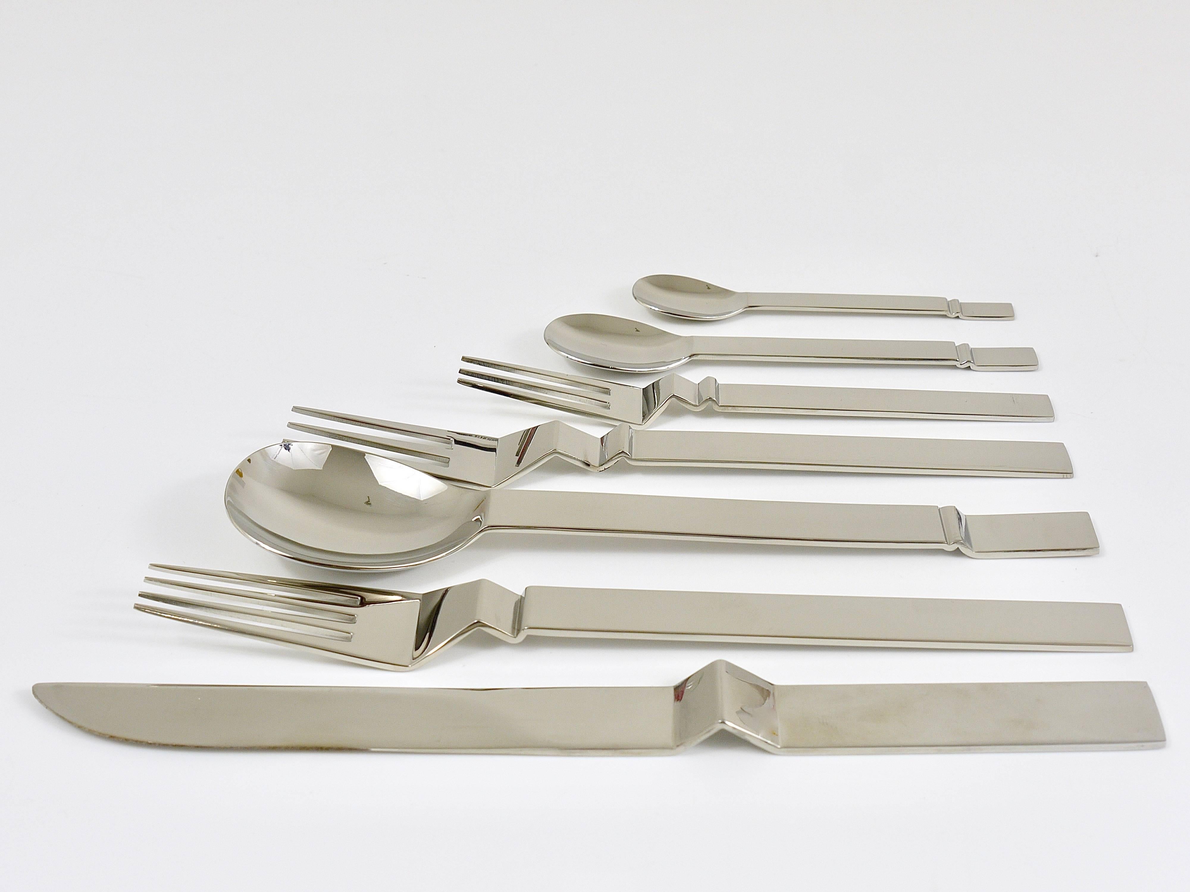 Late 20th Century Comprehensive Flatware Cutlery by Bob Patino for Berndorf, Austria, 1990s