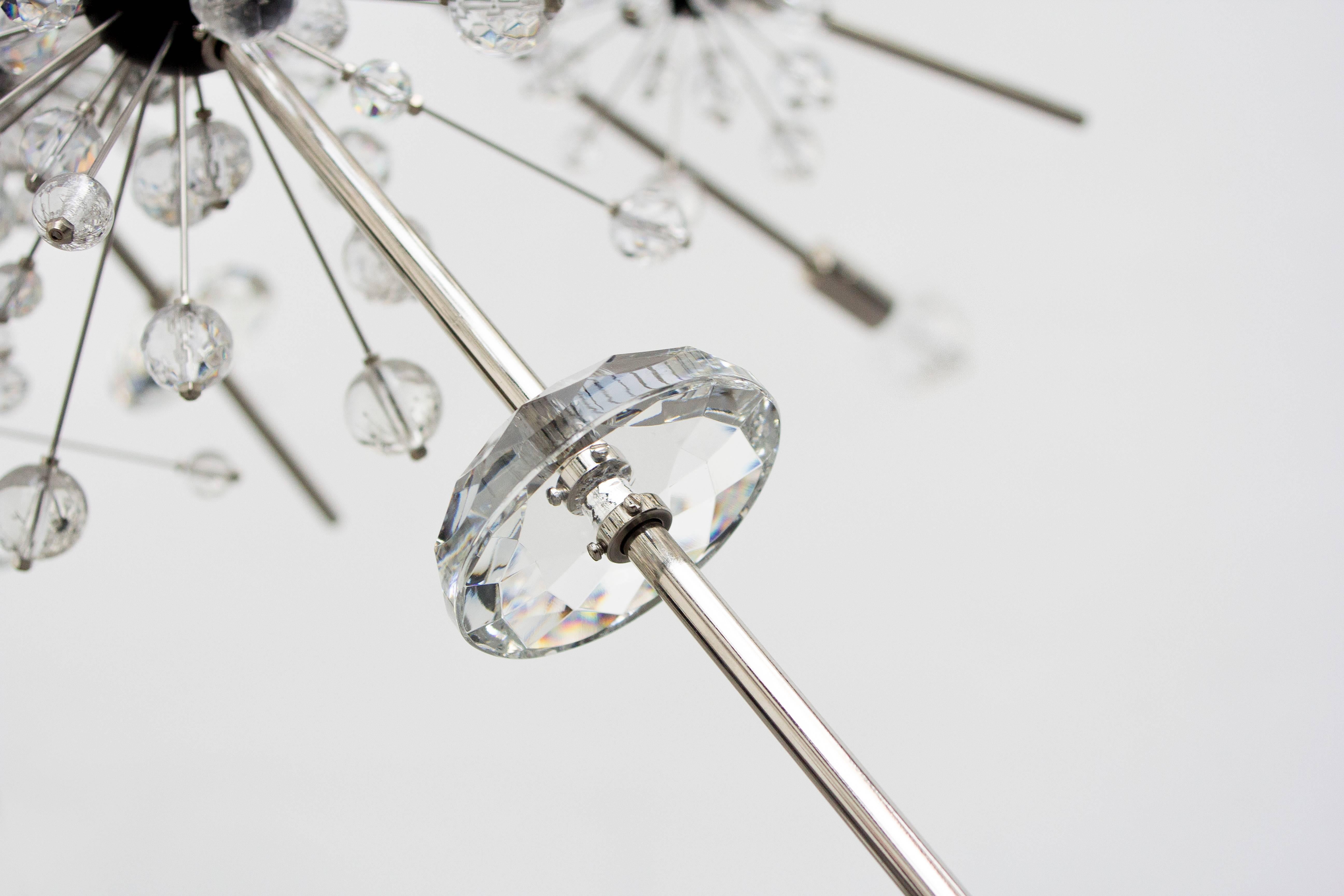 Magnificent Degon Sputnik Chandelier by Hans Harald Rath, Lobmeyr, 1960s 1