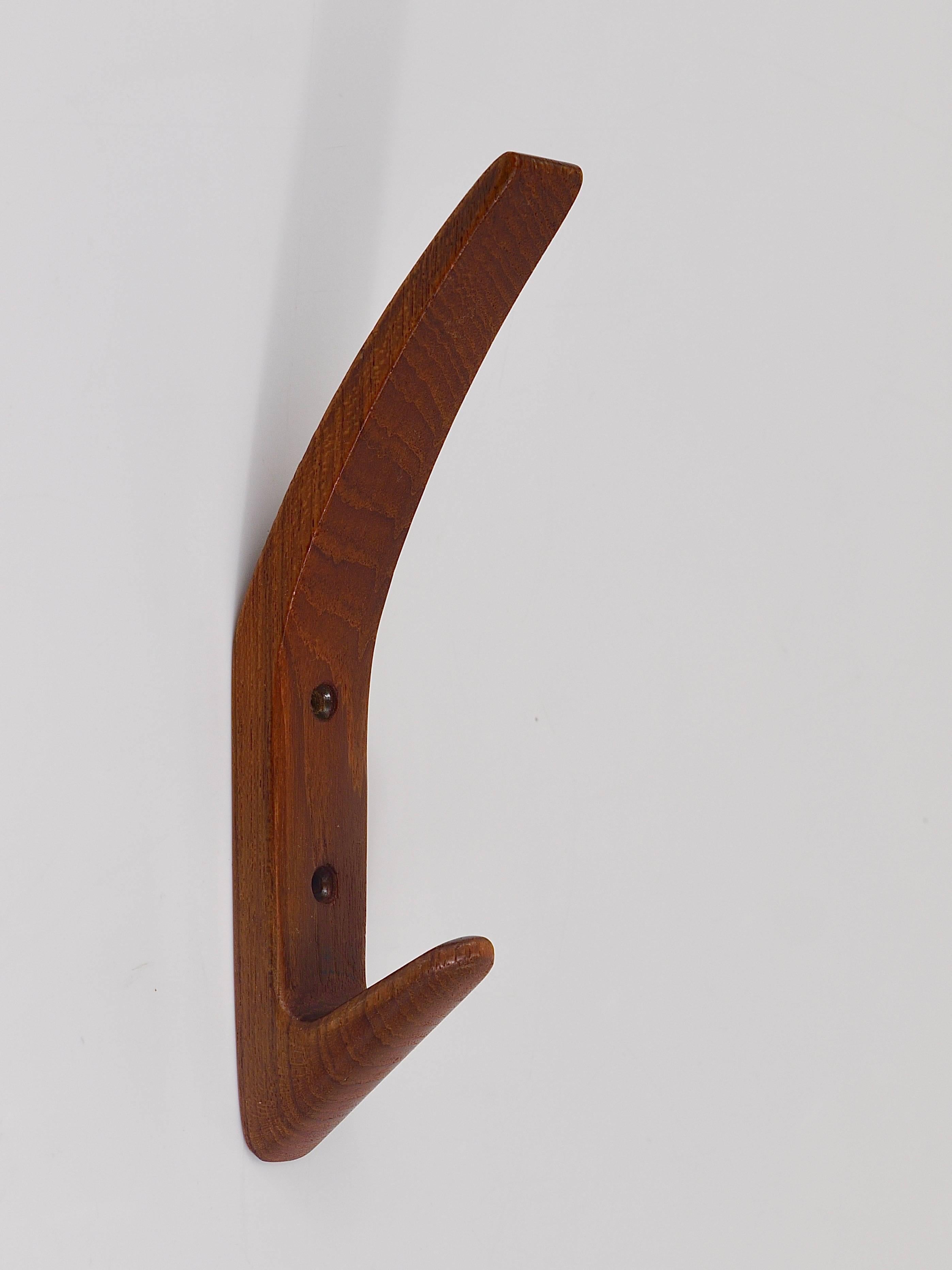 teak coat hooks