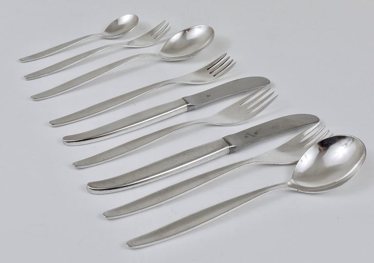 Comprehensive Wmf Stockholm Silver Plated Flatware, Kurt Mayer, Germany