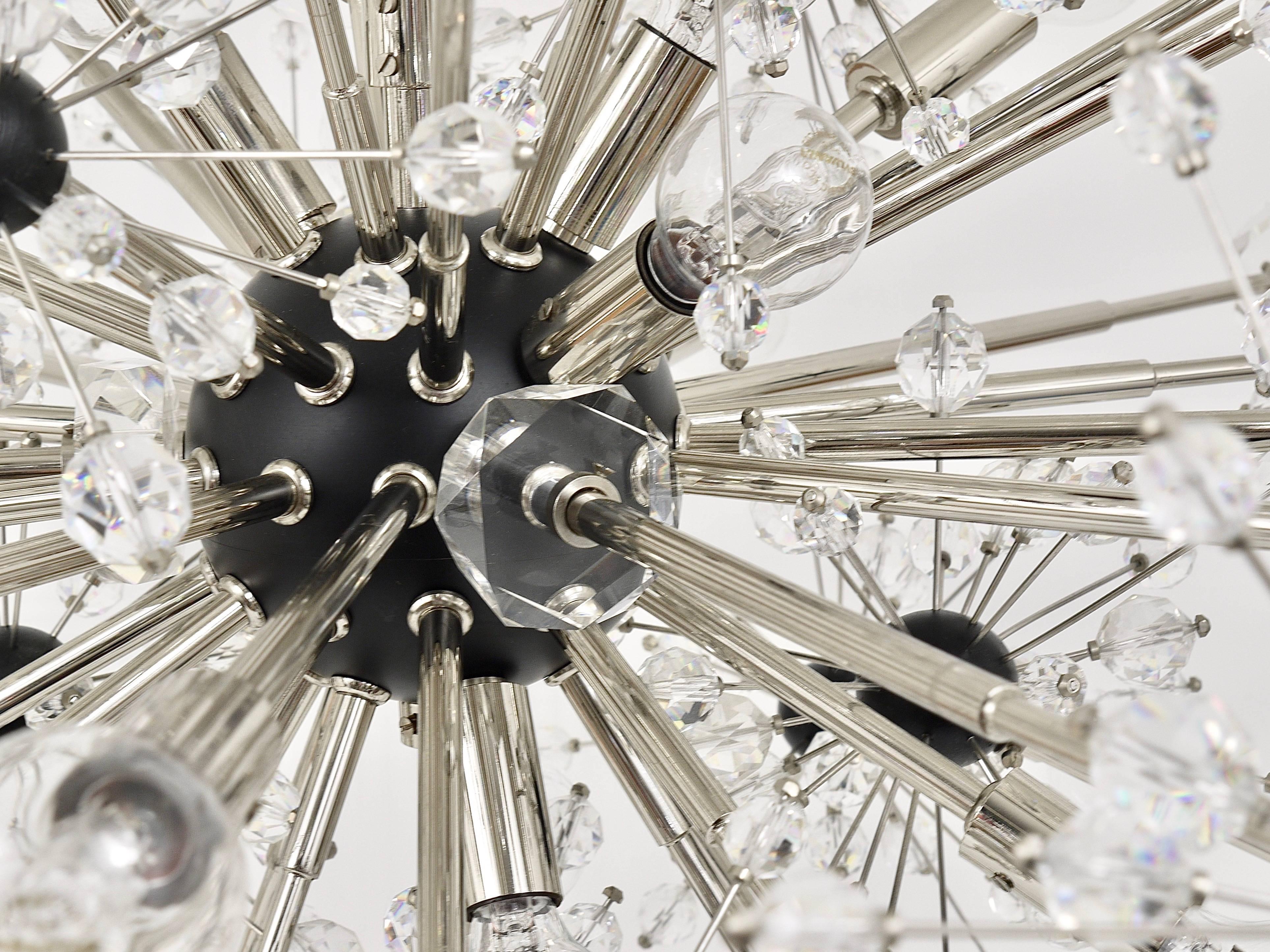 Riesiger Metropolitan Opera Crystal Sputnik Met Kronleuchter von Lobmeyr Wien (Facettiert)