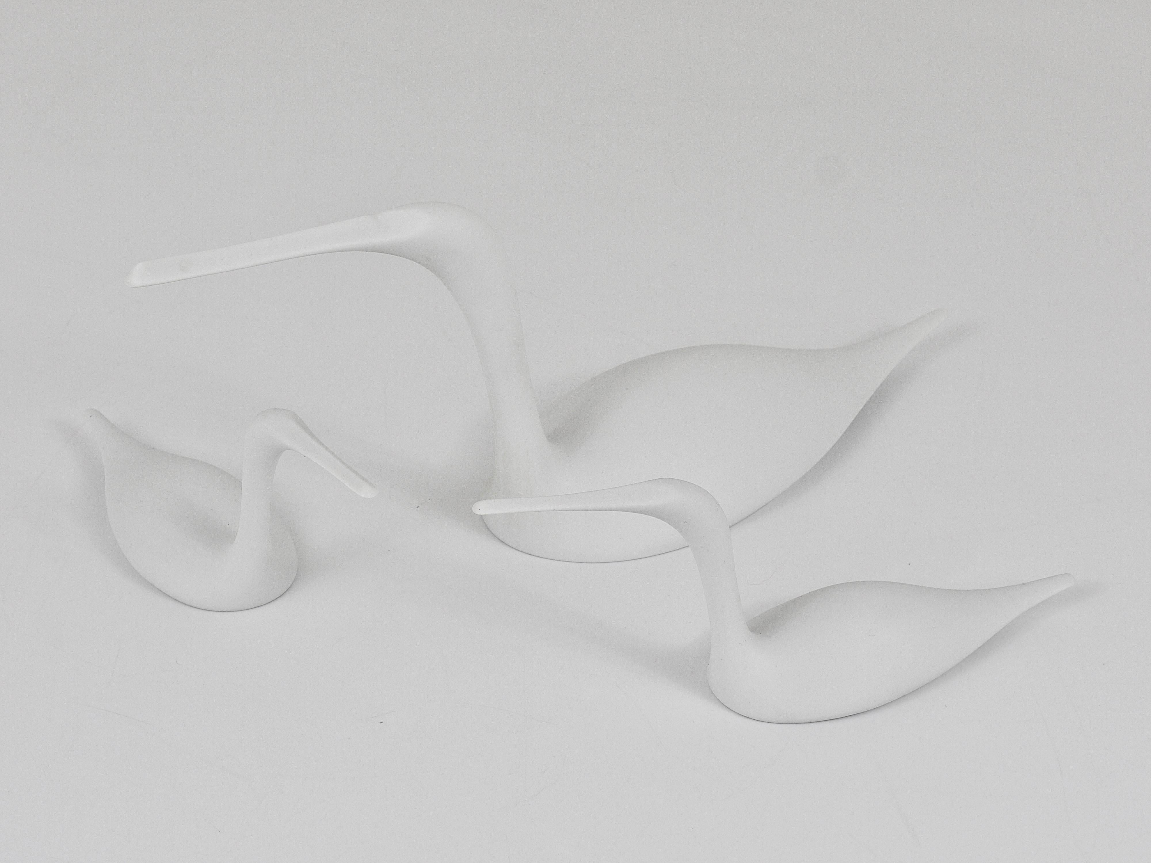 Three White Porcelain Birds by Tapio Wirkkala, for Rosenthal Studio-Linie, 1970s 1