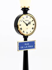 Jaeger-LeCoultre Rue De La Paix Street Lamp Table Clock, Switzerland, 1960s