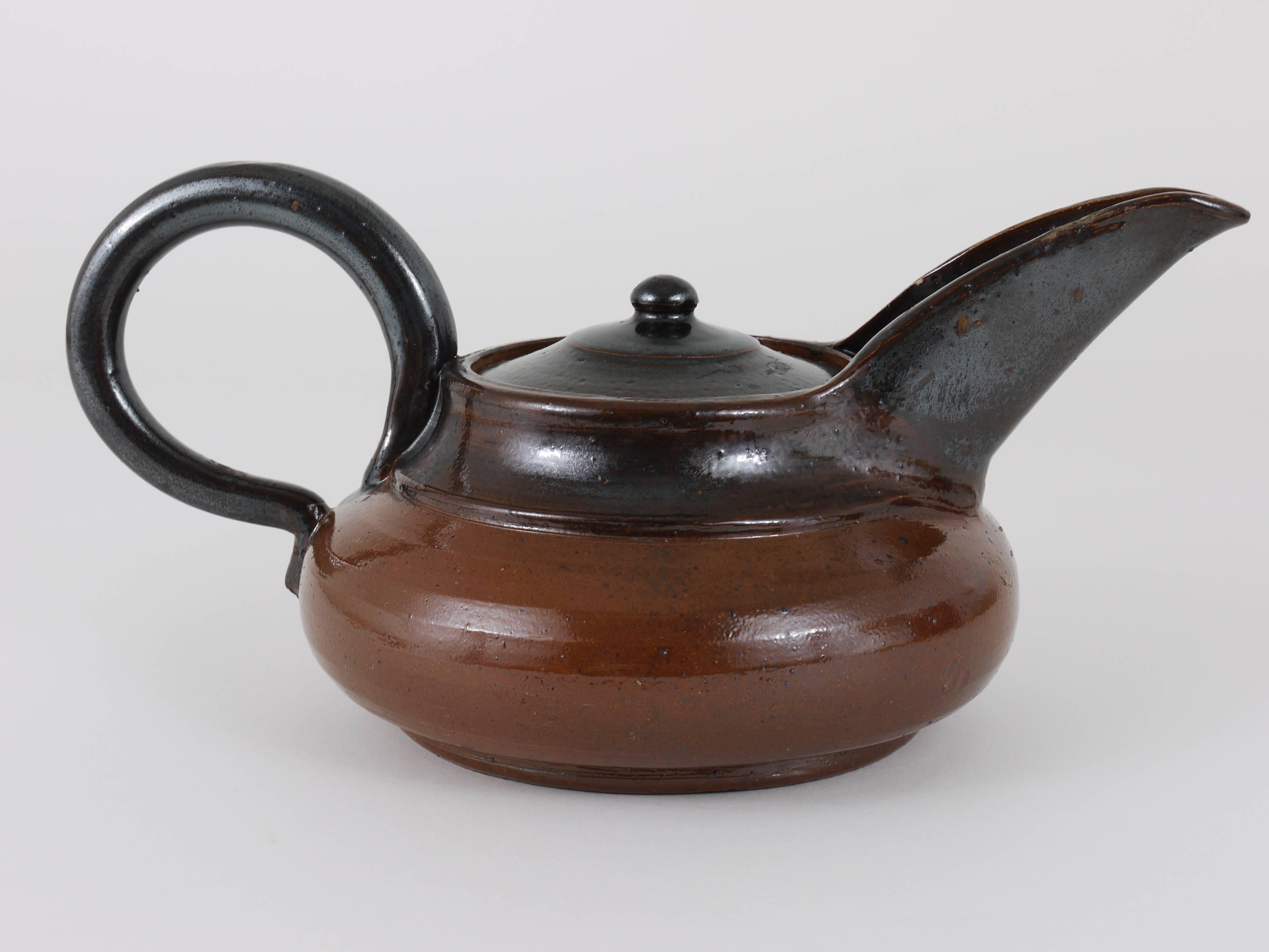 Keramik-Teekanne im Art déco-Stil von Vally Wieselthier, USA, 1940er Jahre (Österreichisch) im Angebot