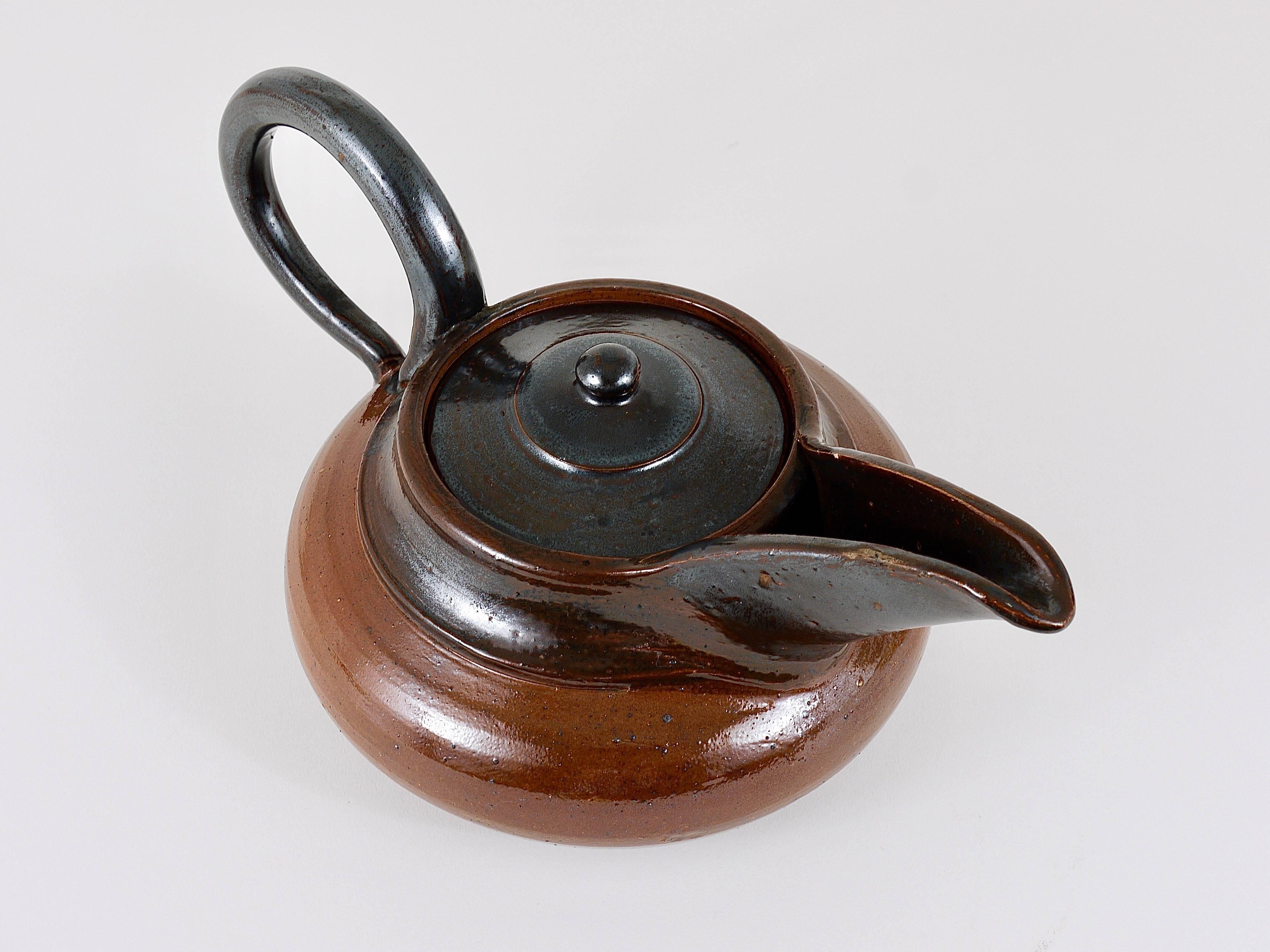 Keramik-Teekanne im Art déco-Stil von Vally Wieselthier, USA, 1940er Jahre im Zustand „Hervorragend“ im Angebot in Vienna, AT