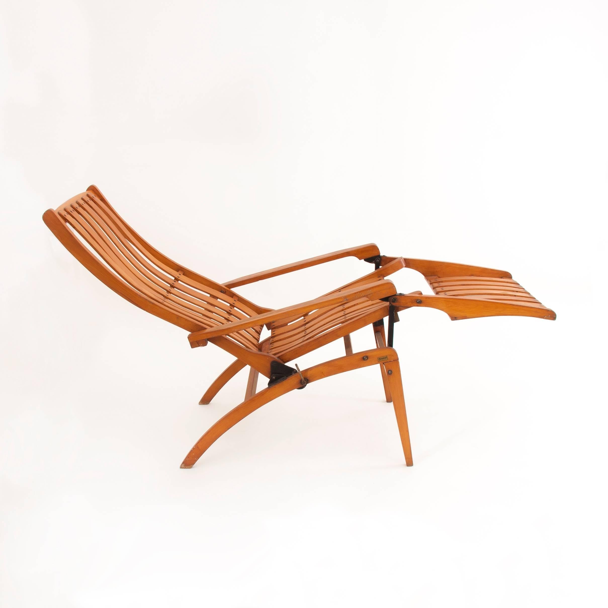 Thonet Siesta Medizinal Bentwood Lounge Chair:: Hans & Wassili Luckhardt:: 1930er Jahre 3