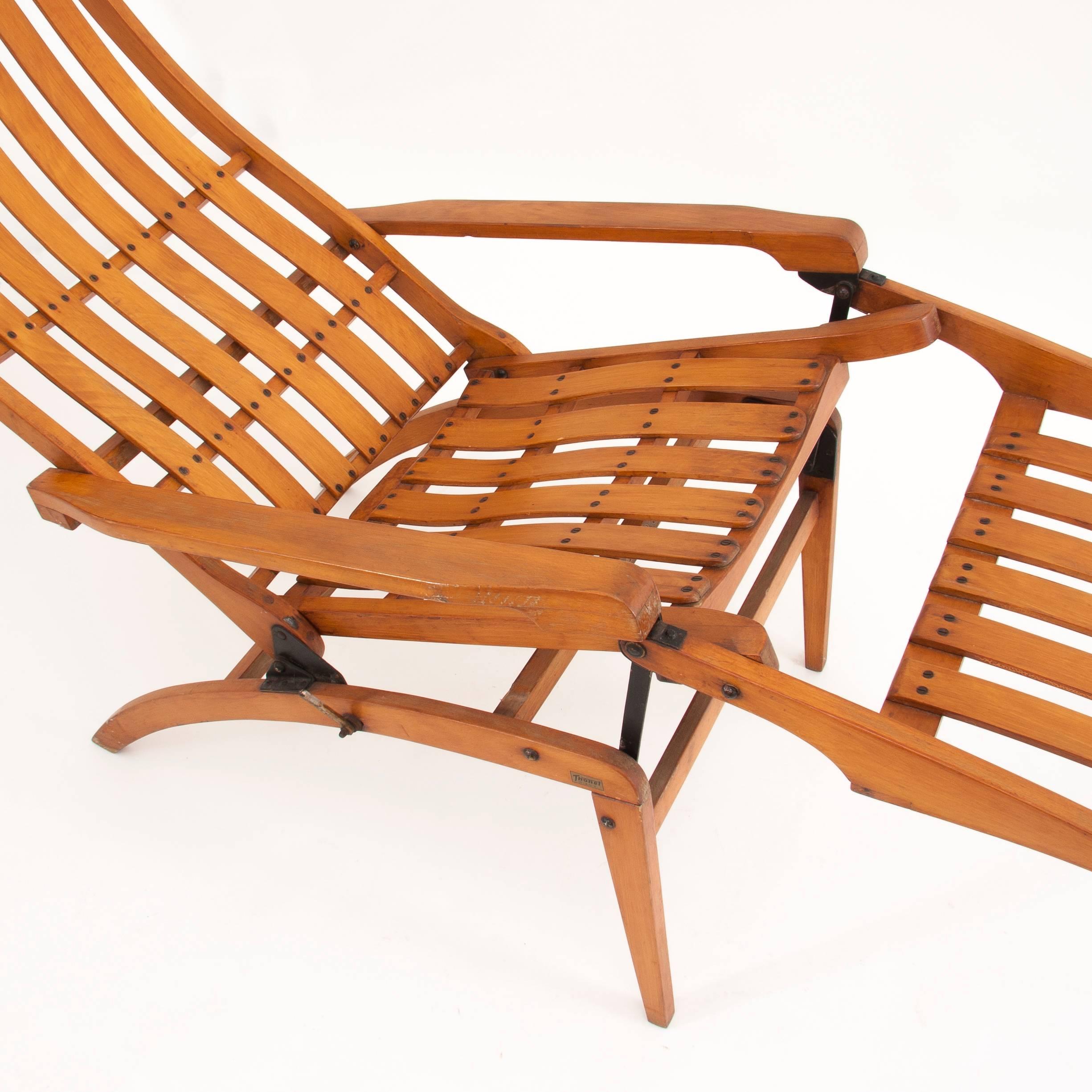 Austrian Thonet Siesta Medizinal Bentwood Lounge Chair, Hans & Wassili Luckhardt, 1930s