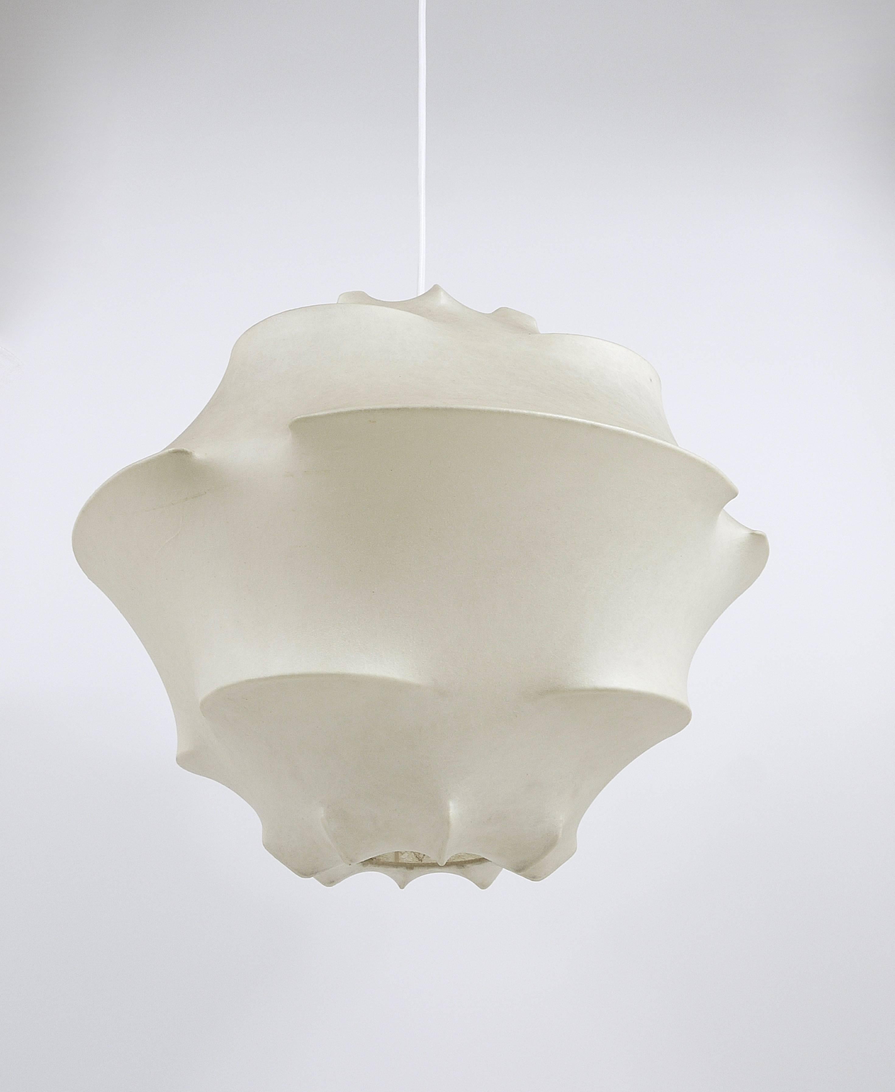 italien Achille & Pier Giacomo Castiglioni Lampe pendante Cocoon:: Flos:: Italie:: années 1960
