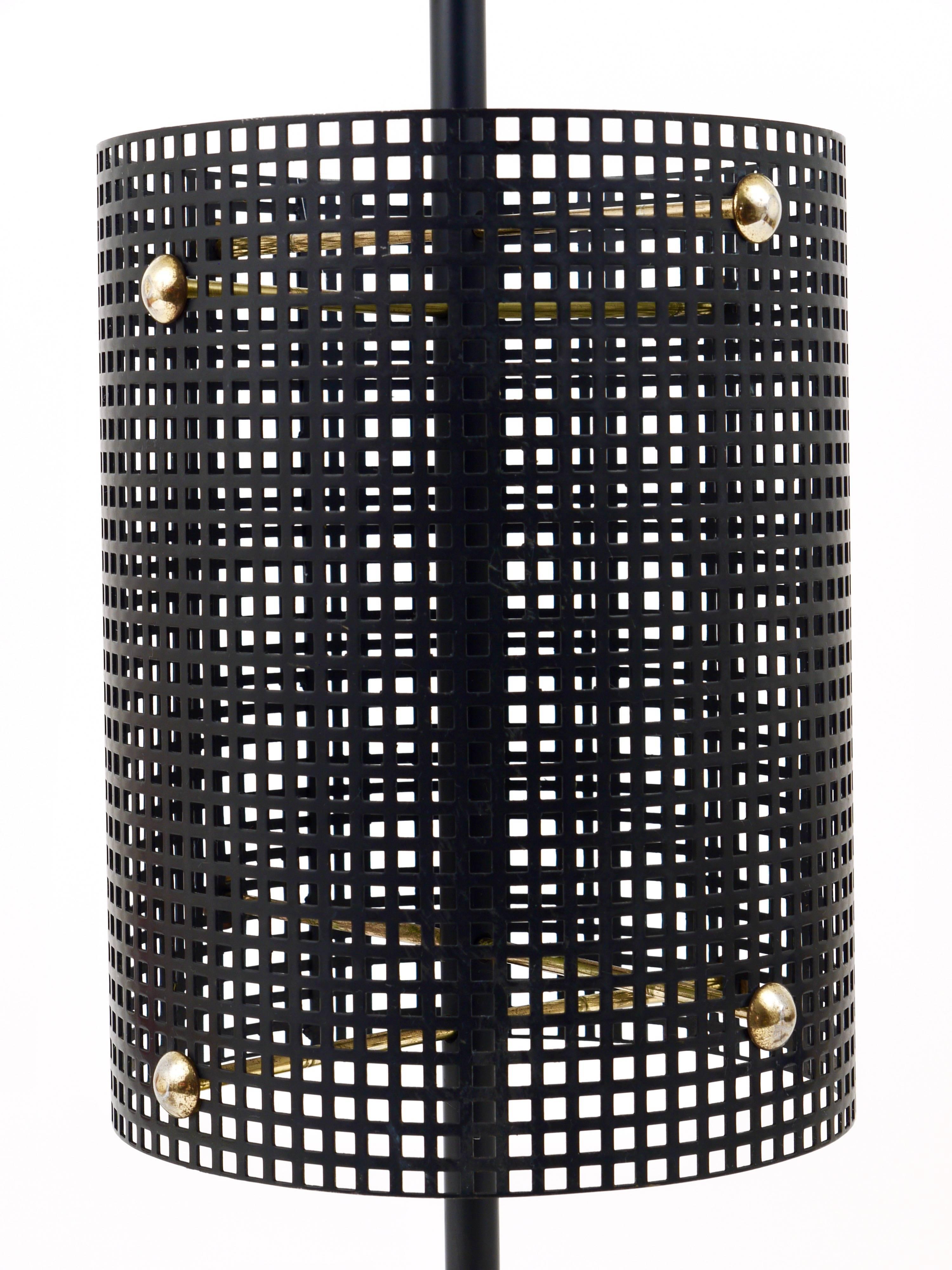 Black Mid-Century Mathieu Mategot Style Umbrella Stand, France, 1950s In Good Condition In Vienna, AT