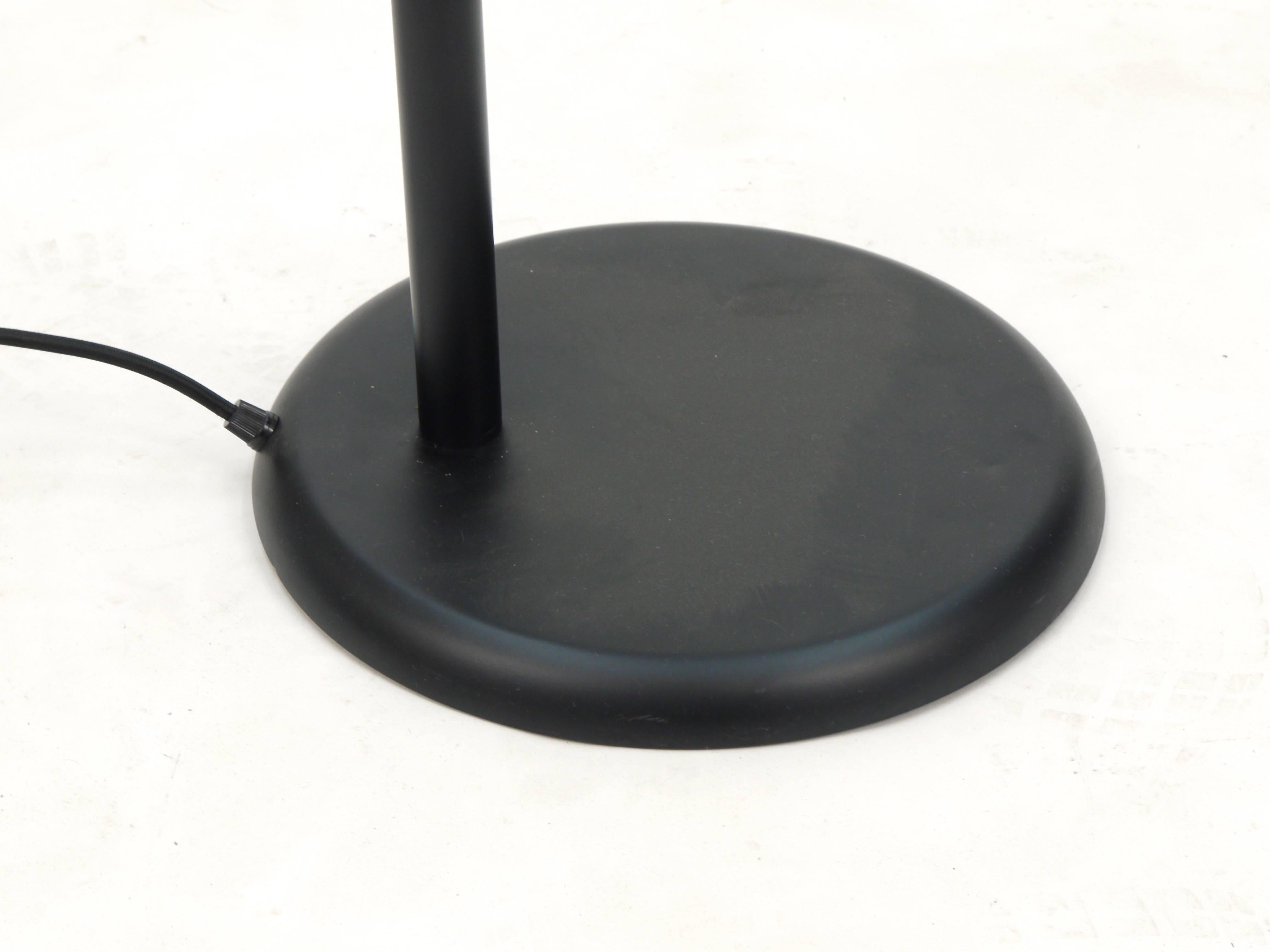 Black Telescope Floor Lamp, Height Adjustable, France, 1950s 2