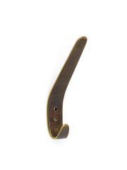 Five Carl Auböck Modernist Wall Hooks, Brass, Austria, 1950s