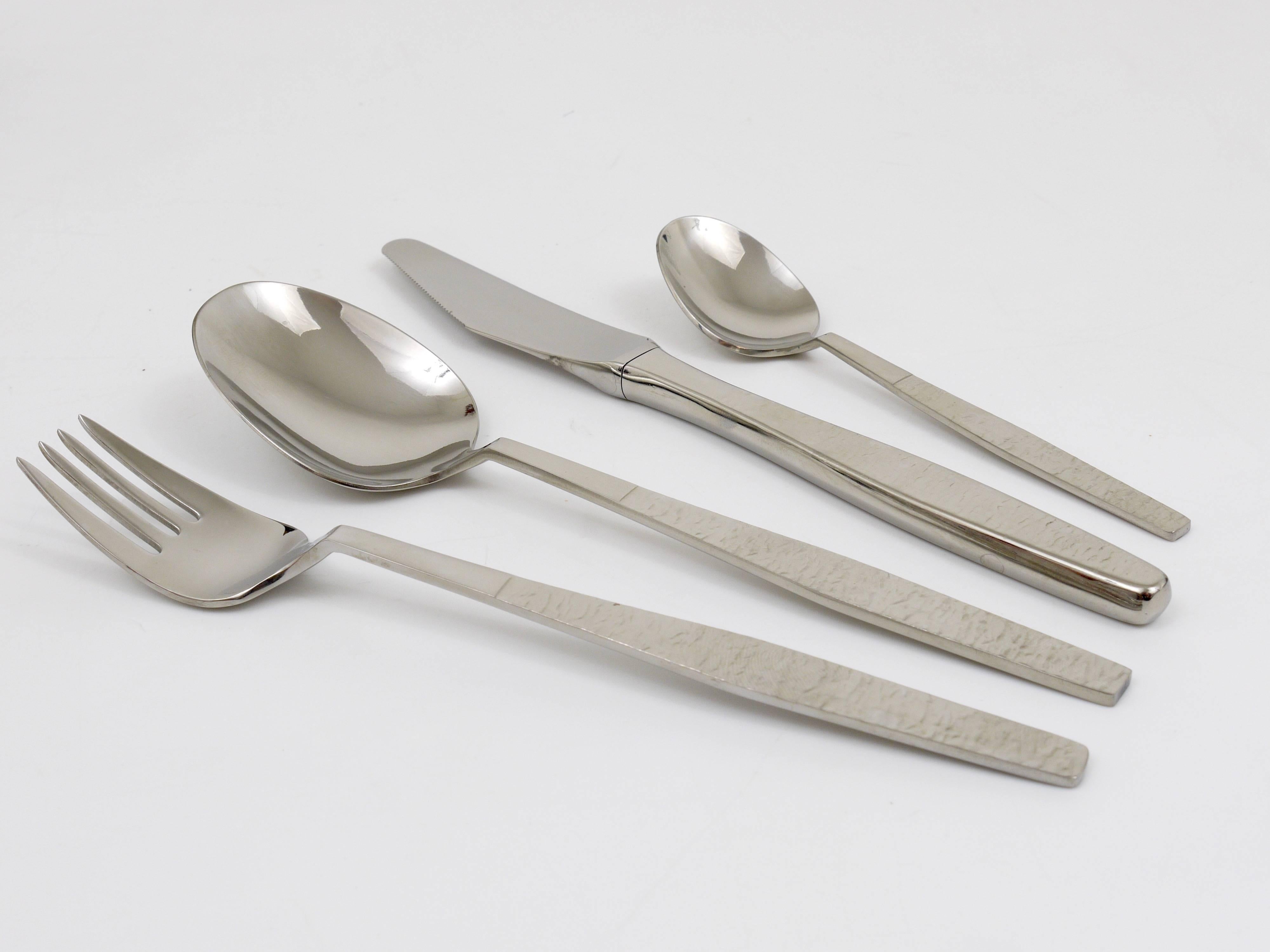 Mid-Century Modern Austrian Modernist Flatware Cutlery by Collini Austria, 1960s